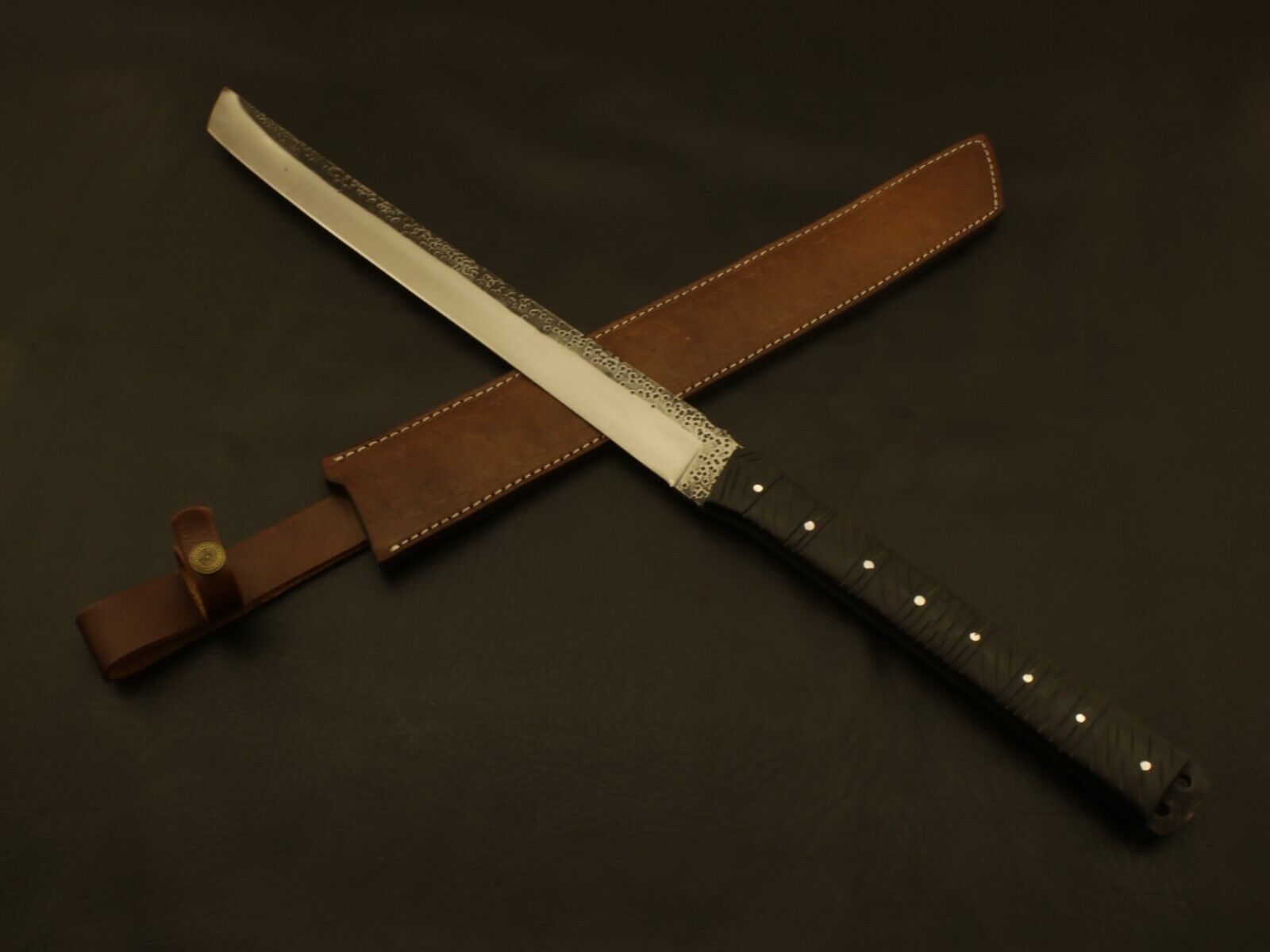 Custom Handmade High Carbon Steel Sword With Sheath