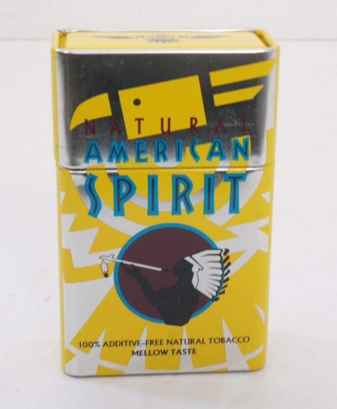 Natural American Spirit Collectors Cigarette Tin 1982-2002 Anniversary Edition
