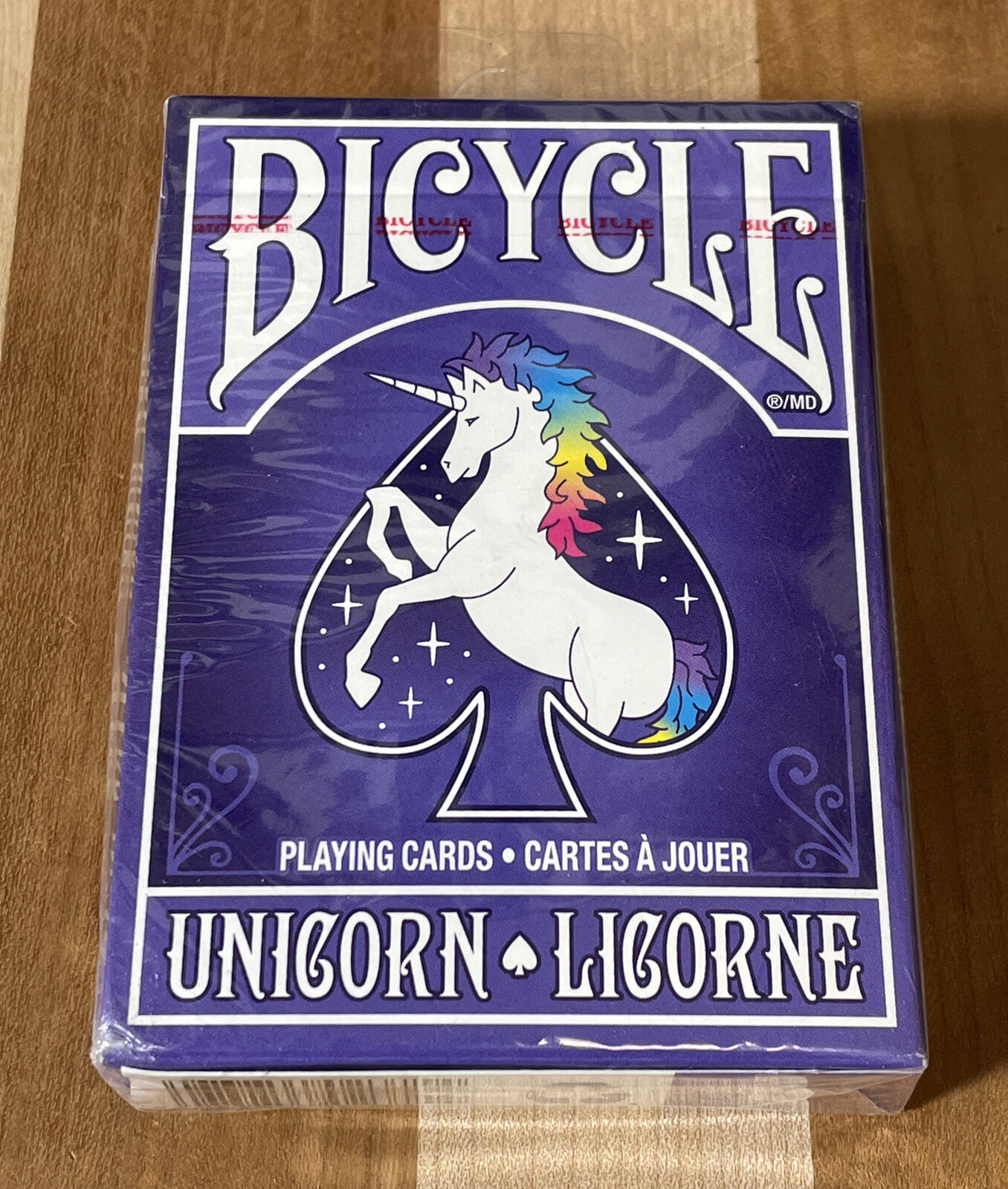 NEW Bicycle Playing Cards Unicorn 2018 Sealed Poker Size Air-Cushion Finish