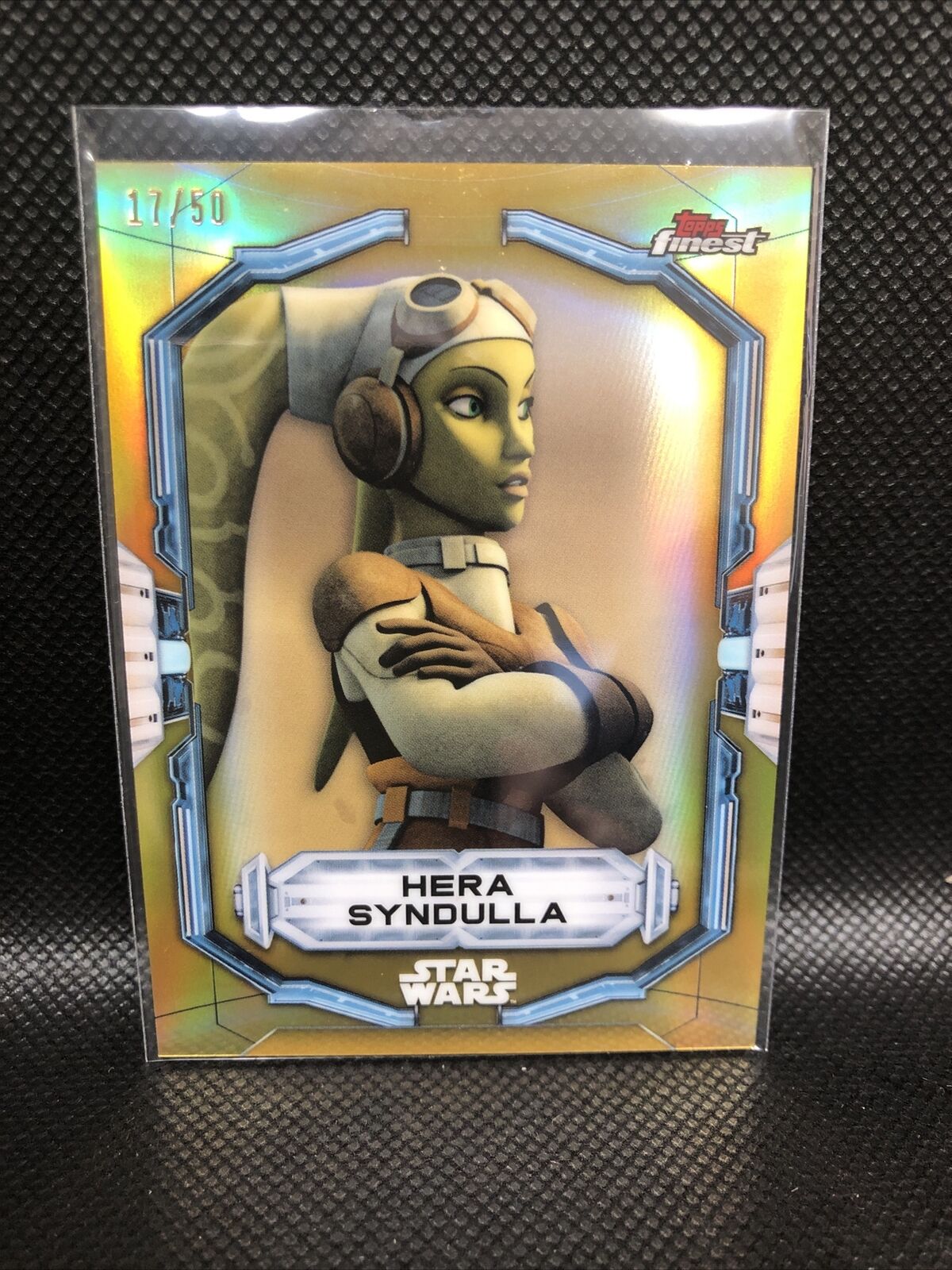 2022 Topps Finest Star Wars Hera Syndulla Gold Refractor /50 #48 