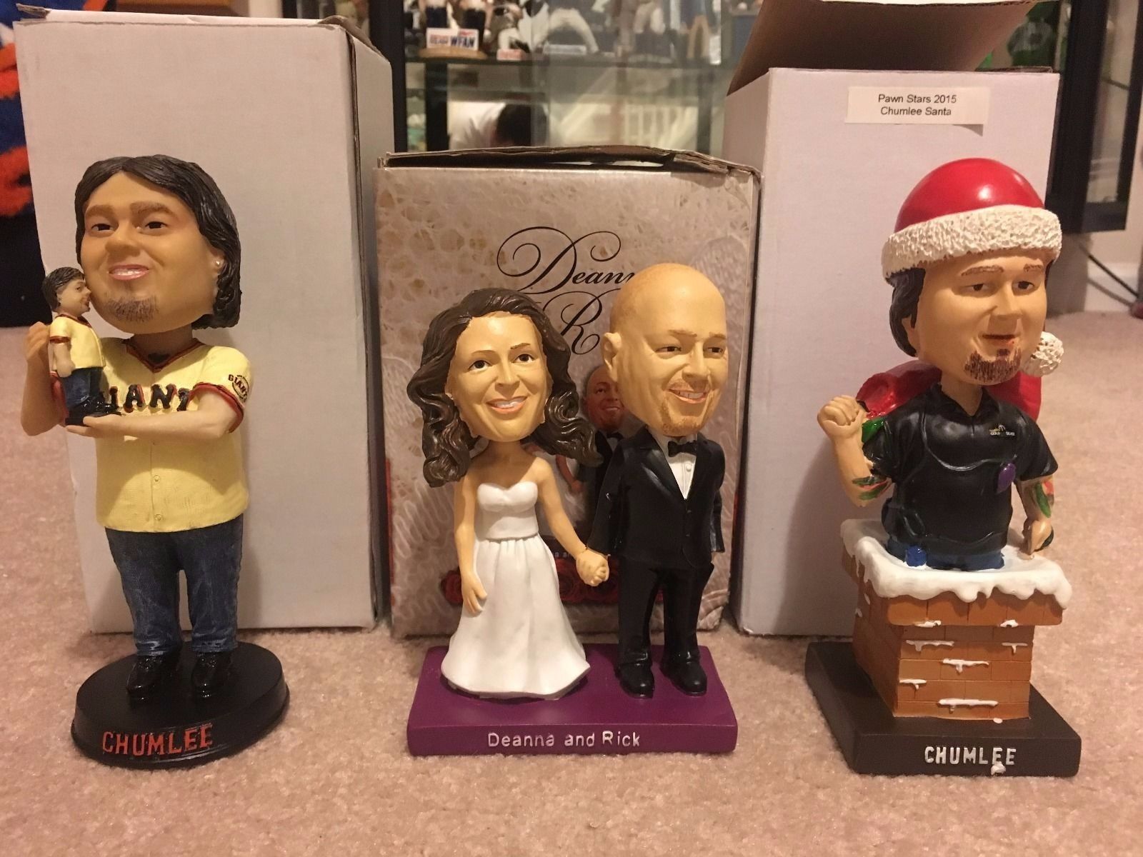 Pawn Stars Bobblehead Collection Set SGA with Rare Rick Wedding Giveaway