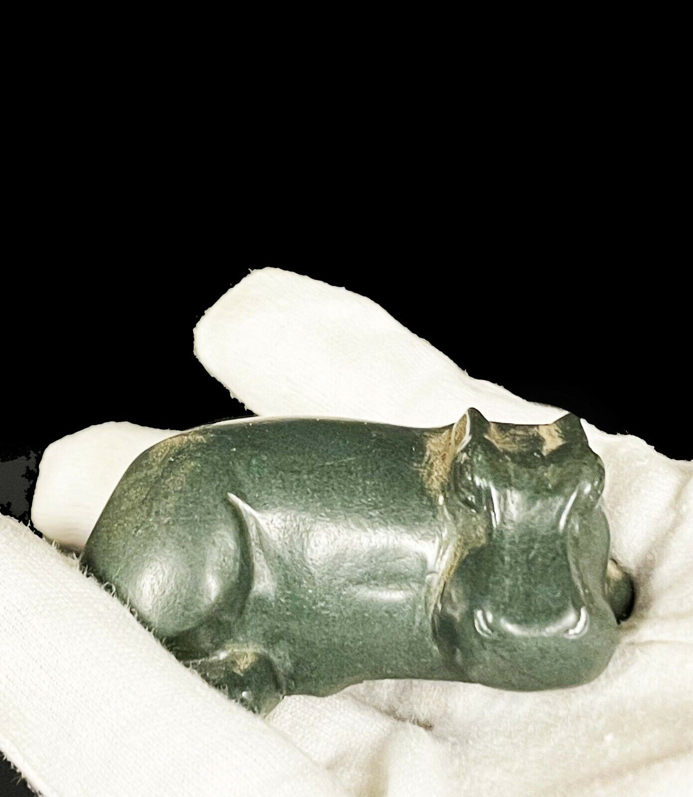 Unique small Egyptian HIPPOPOTAMUS - Replica like the one in the museum