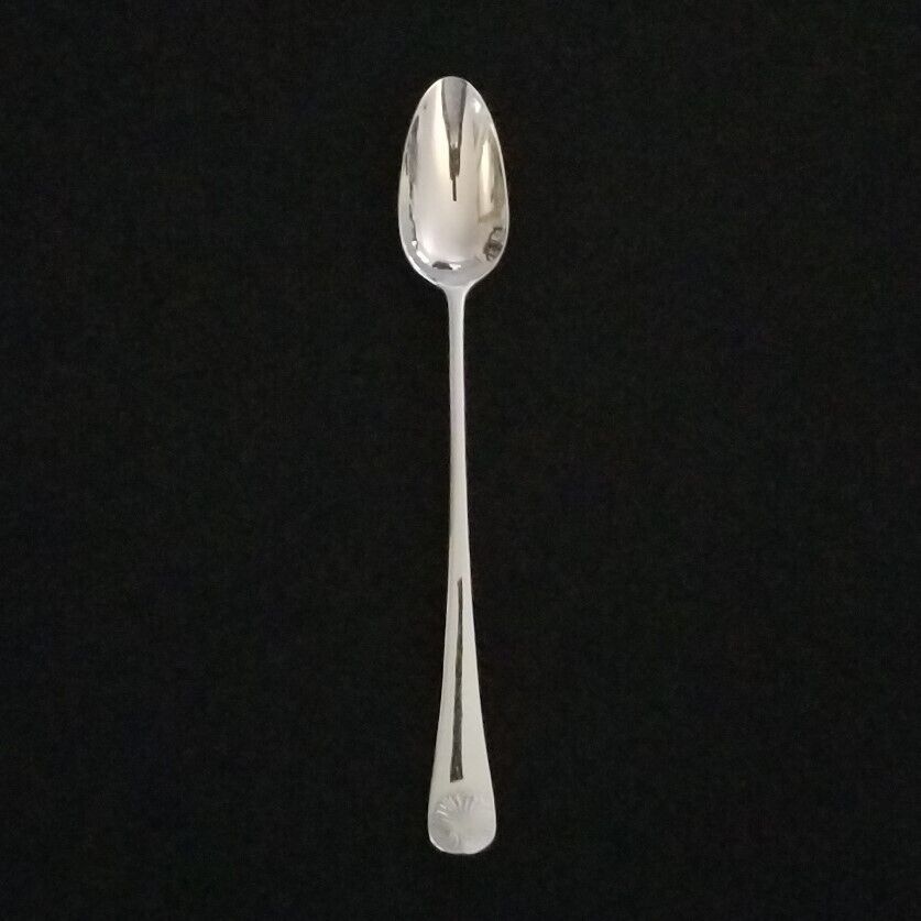 KIRK STIEFF ROYAL SHELL STAINLESS  ICE TEASPOON FOR COLONIAL WILLIAMSBURG