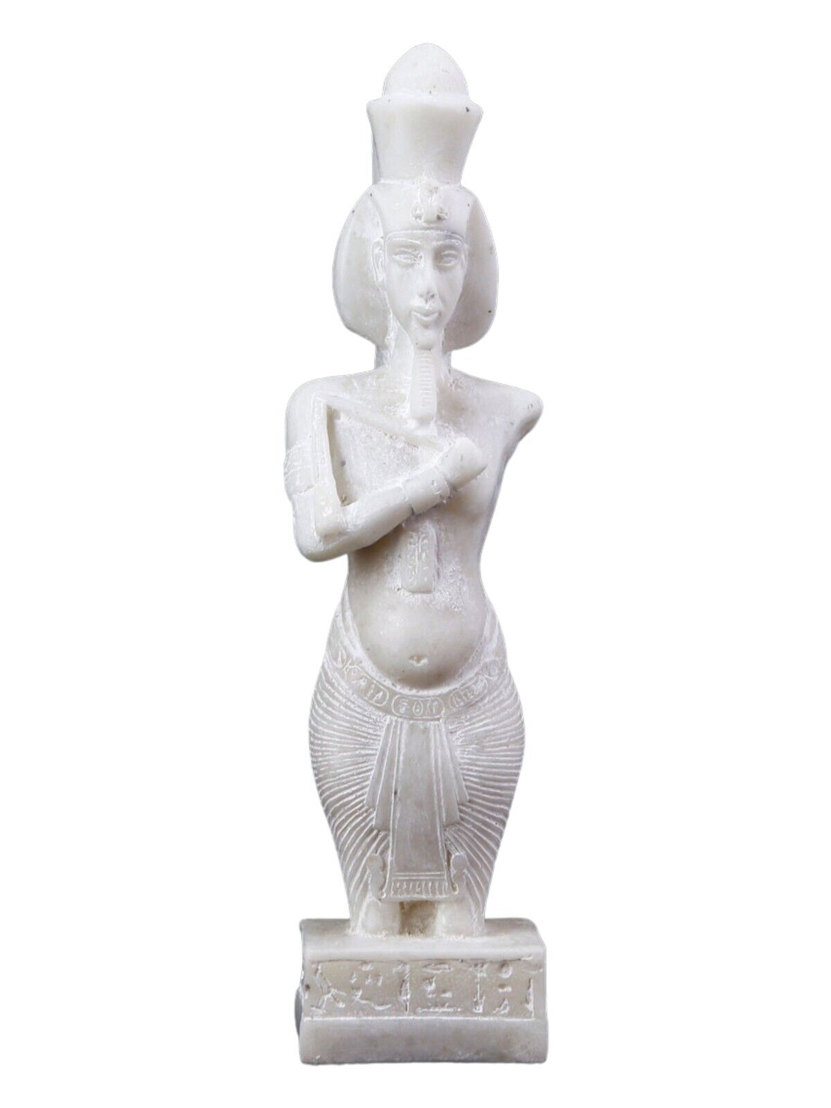 UNIQUE ANCIENT EGYPTIAN ANTIQUE Statue King Akhenaten Magic Hieroglyphic