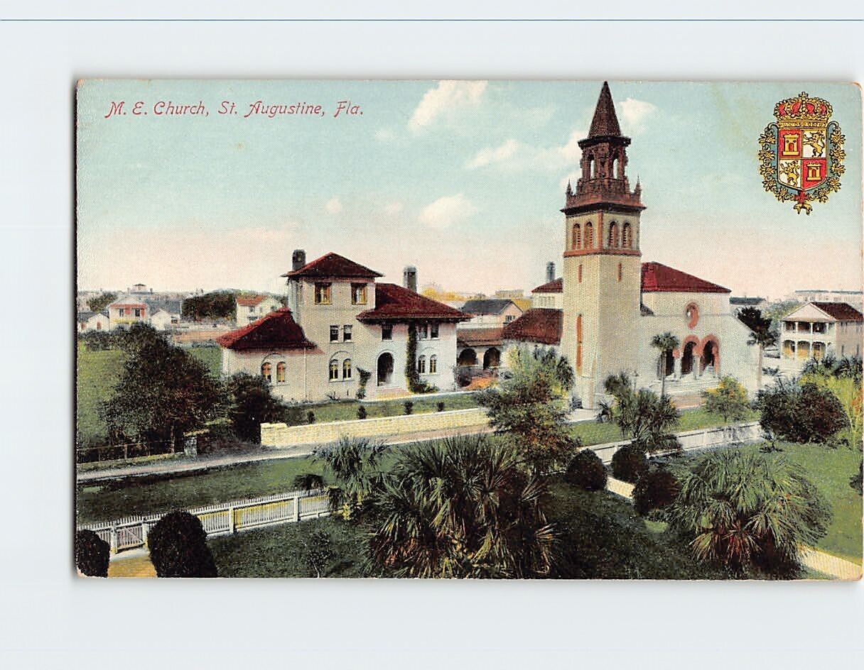 Postcard M. E. Church St. Augustine Florida USA