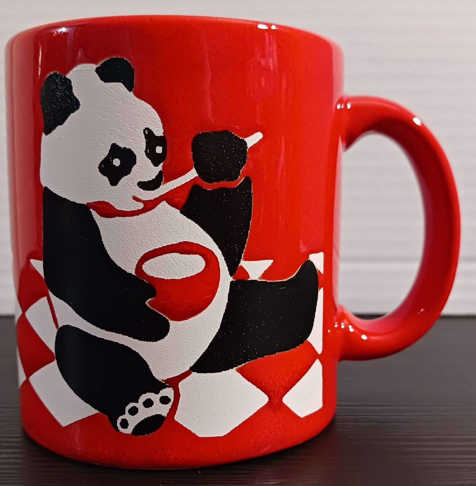 Vintage Red Panda Bear WAECHTERSBACH Mug Cup  W Germany 1980s