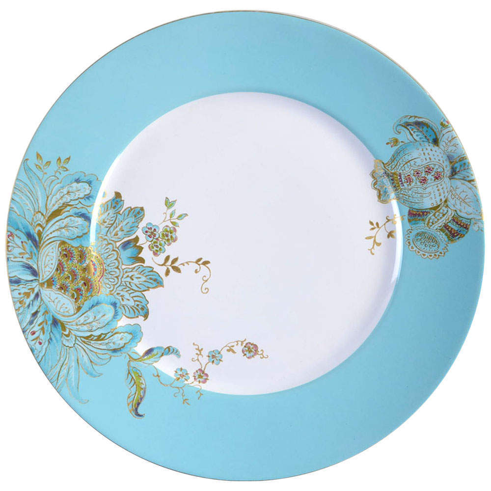 222 Fifth Eliza Spring Blue Giving Plate 11905807
