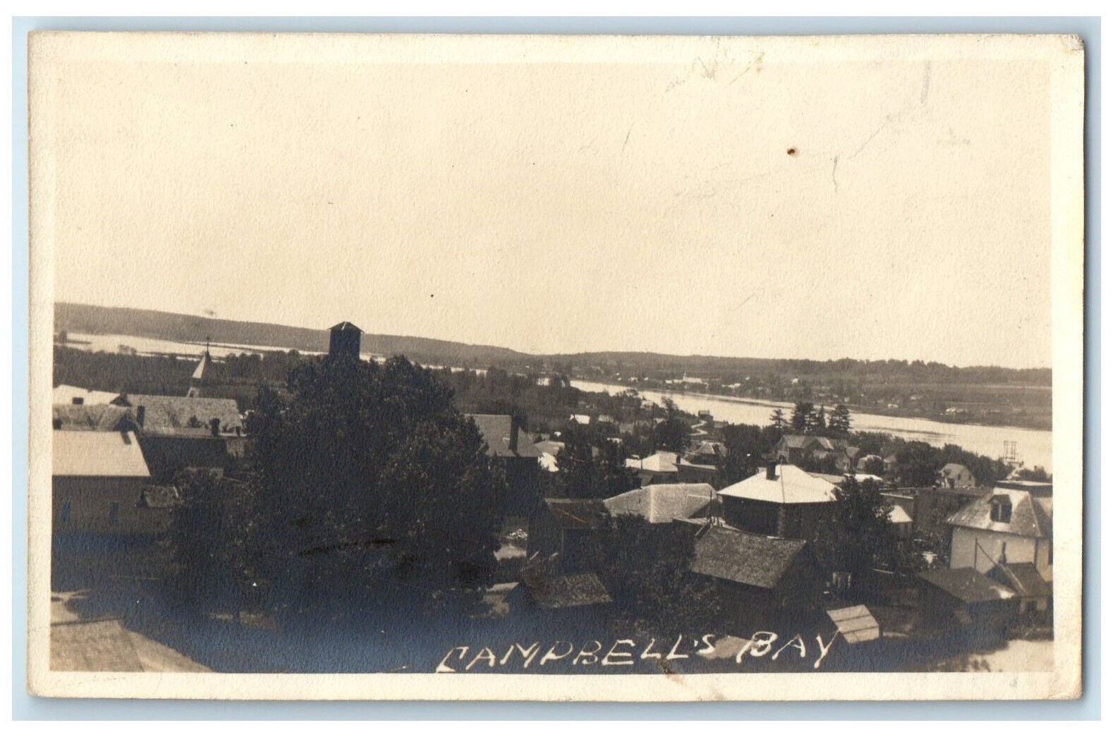c1940\'s Campbell\'s Bay Quebec Canada RPPC Photo Vintage Unposted Postcard