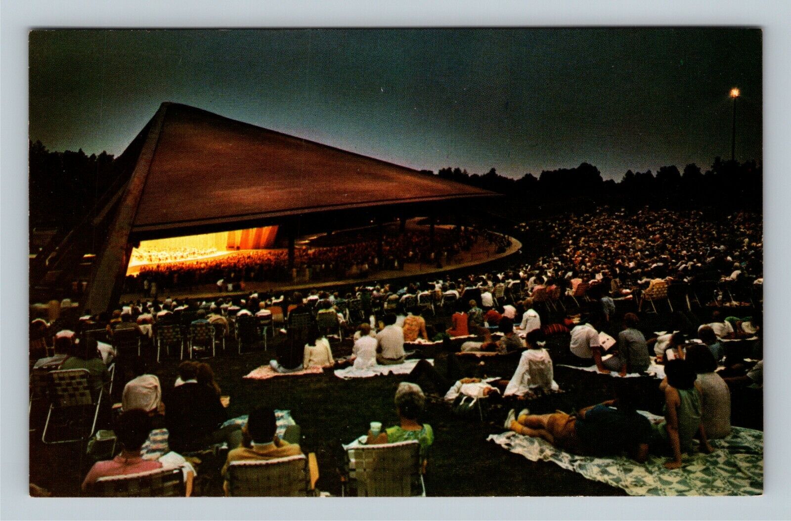 Blossom Music Center, Pavilion, Orchestra, Arts, Cleveland Ohio Vintage Postcard