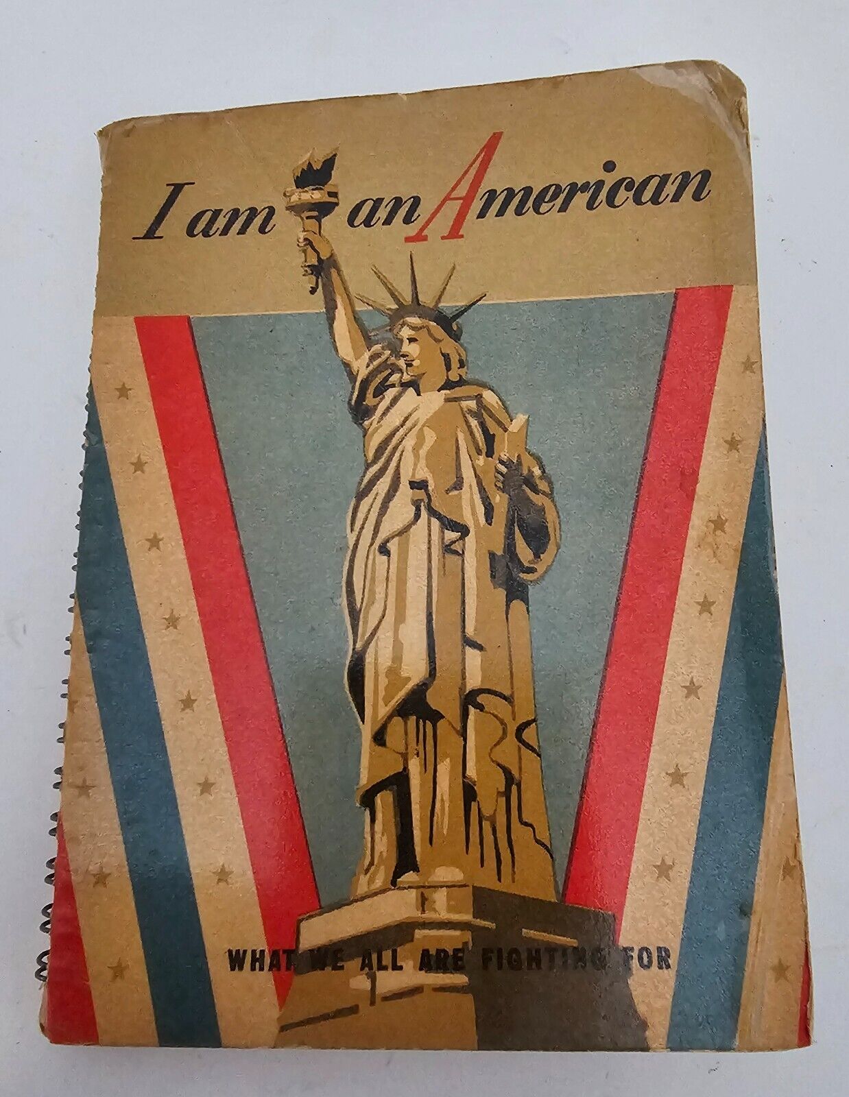 WWII 1942 I am an American Victory & Peace Home Front Book