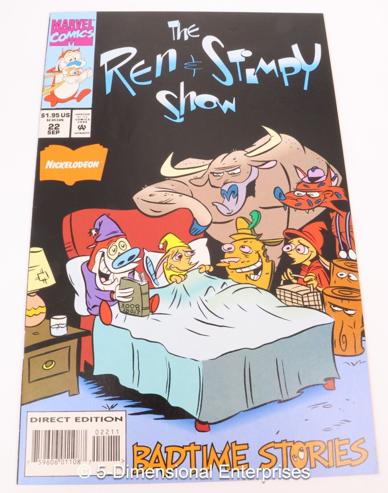 REN & STIMPY SHOW #22 (Sept 1994) Badtime Stories Marvel Comics - Bagged Boarded