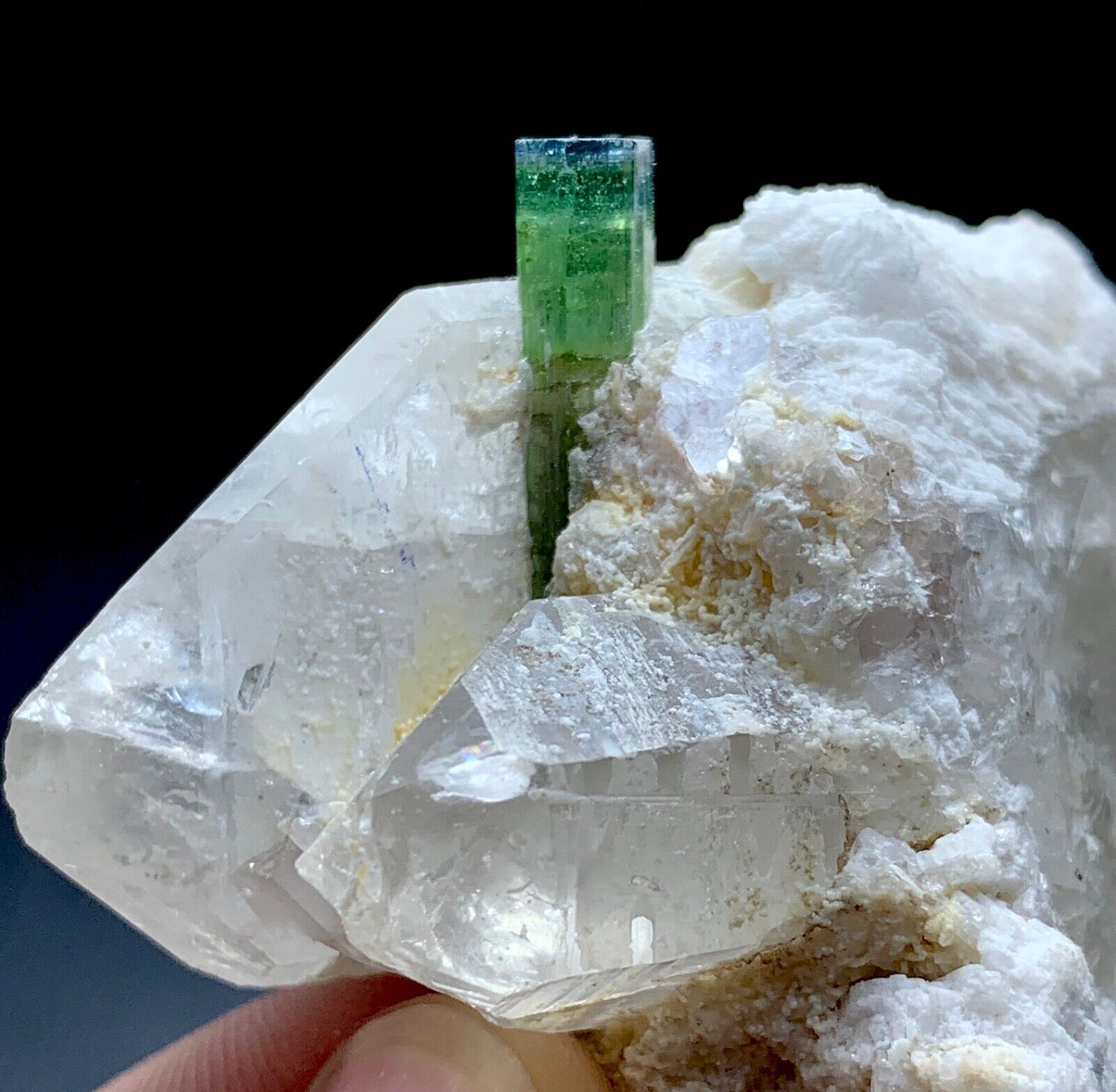 350 Carat Tourmaline Crystal In Quartz Specimen From Afghanistan