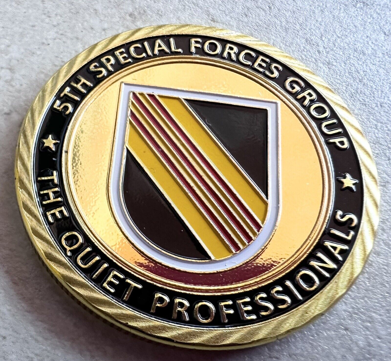 U S ARMY 5th SPECIAL FORCES GROUP (Airborne) Challenge Coin
