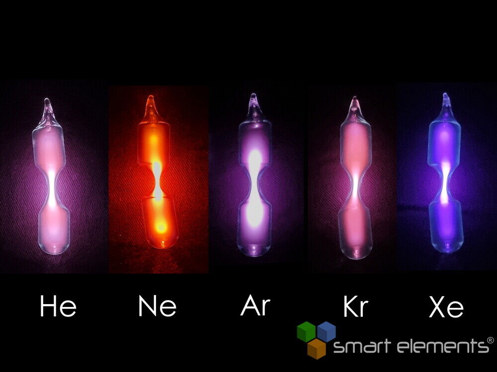 Noble gases complete set  - Hand Made by Masters