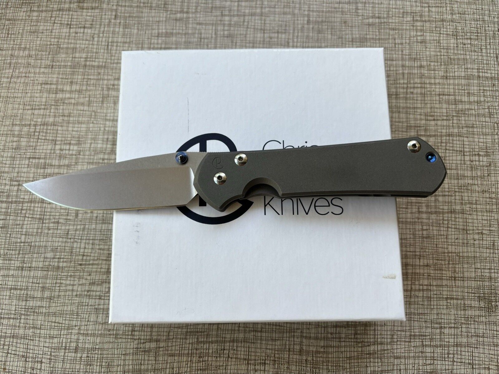 Chris Reeve Large Sebenza 31 CPM S45VN Titanium With Box Papers Complete