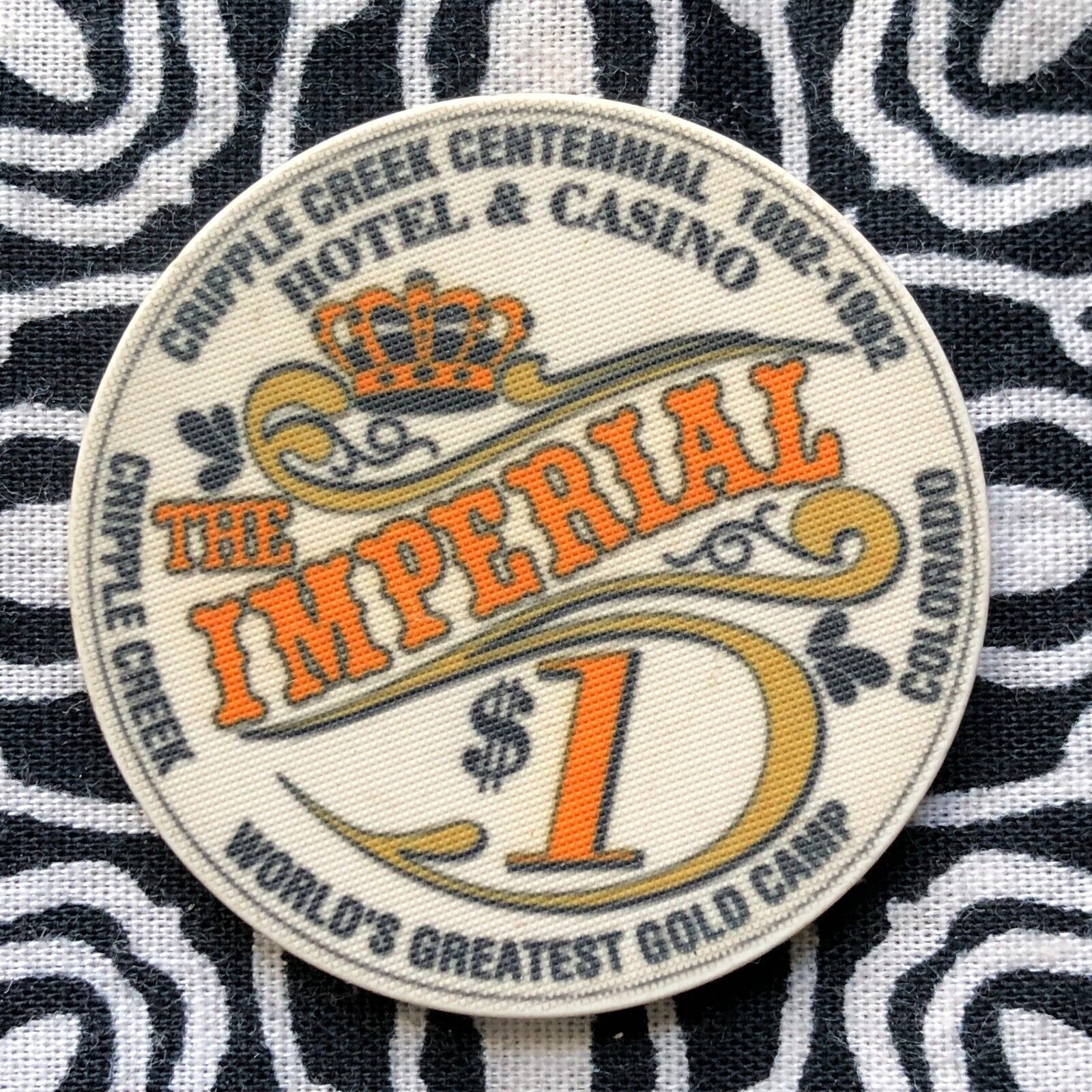 The Imperial $1 LE Centennial 1892-1992 Cripple Creek, Colorado Casino Chip QX11