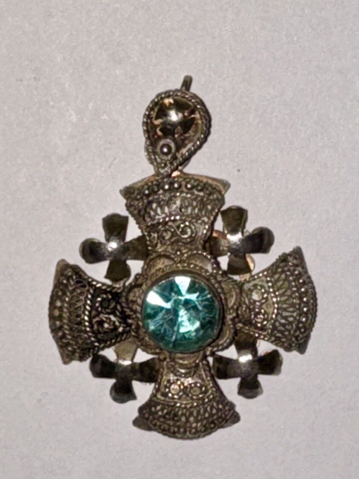 Jerusalem 900 silver star pendant