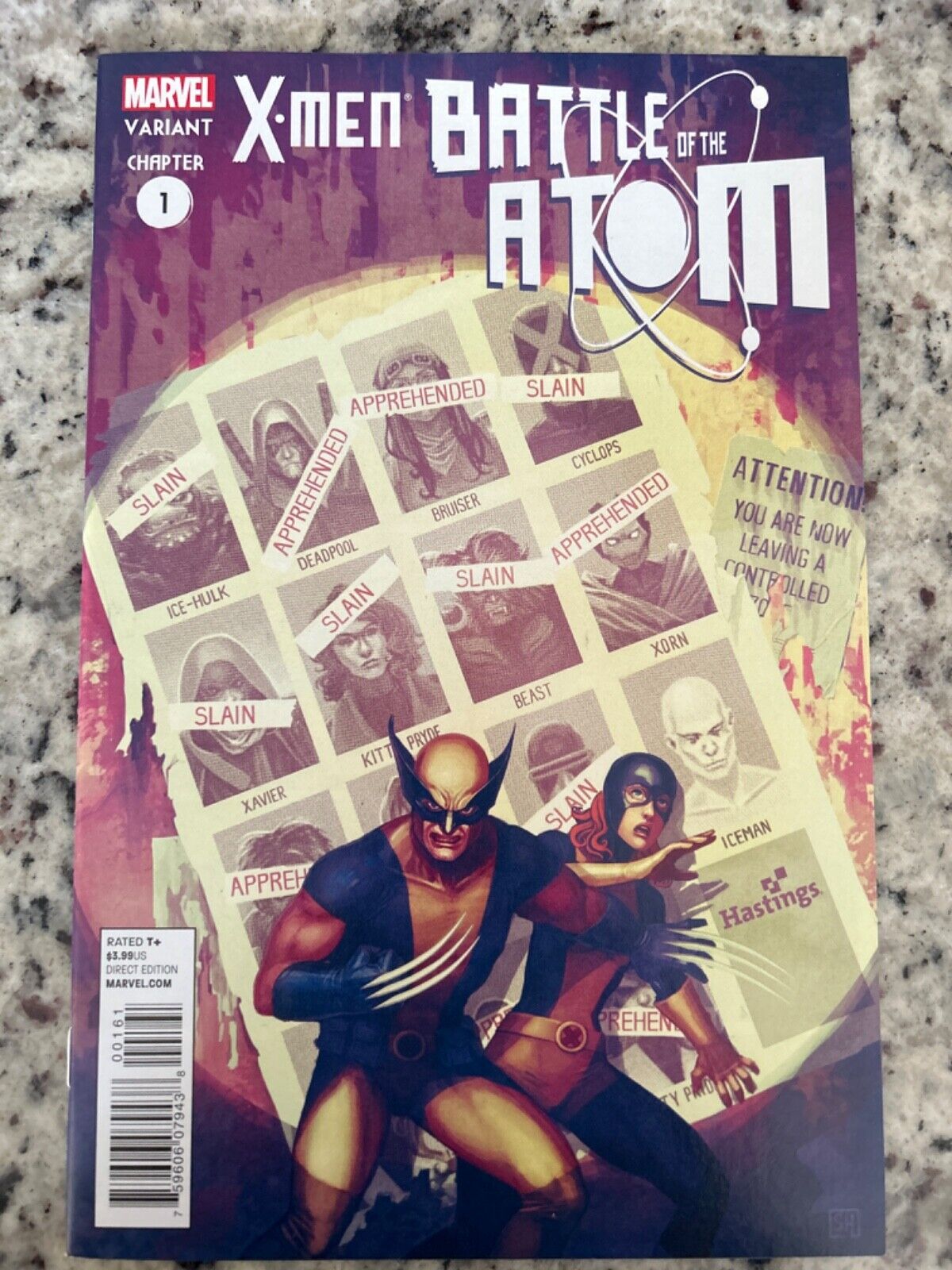 X-Men: Battle Of The Atom #1 Mini-Series (Marvel, 2013) Hastings Variant, NM-/NM