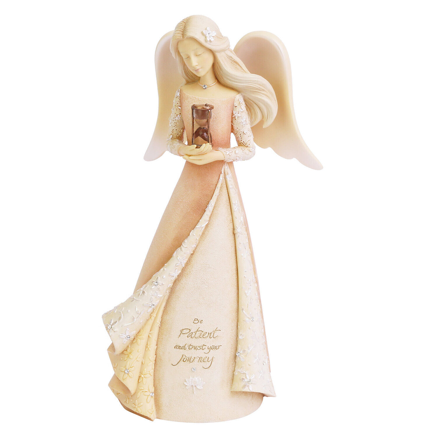 Foundations Virtue Angel of Patience Figurine by Karen Hahn 6005232