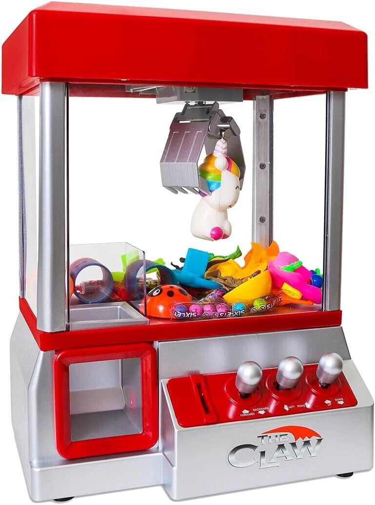 Bundaloo Claw Machine Arcade Game with Sound, Cool Fun Mini Candy Grabber Prize