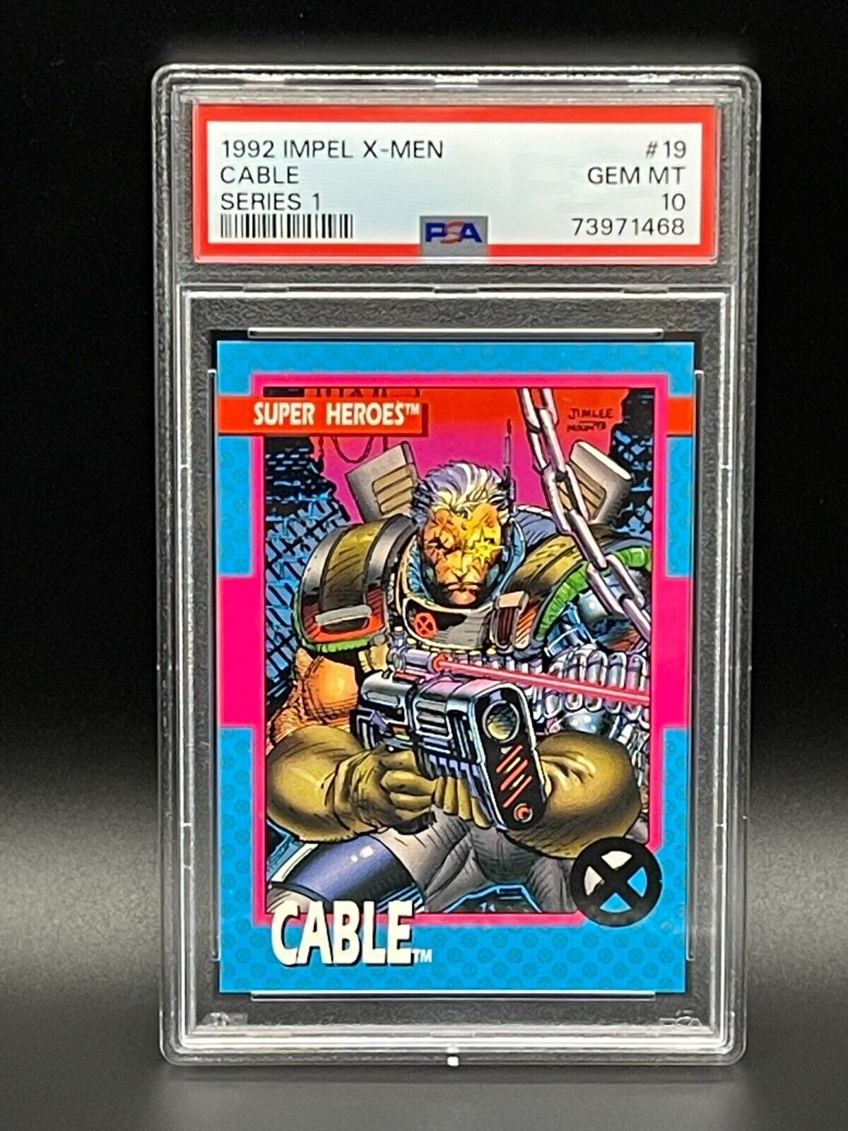 1992 Impel X-Men Series 1 #19 Cable PSA 10 GM MT