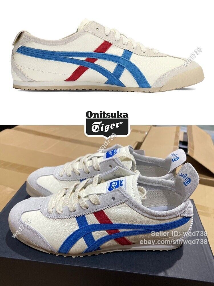 Onitsuka Tiger MEXICO 66 TH2J4L-0142 Sneakers Stylish Unisex Footwear White/Blue