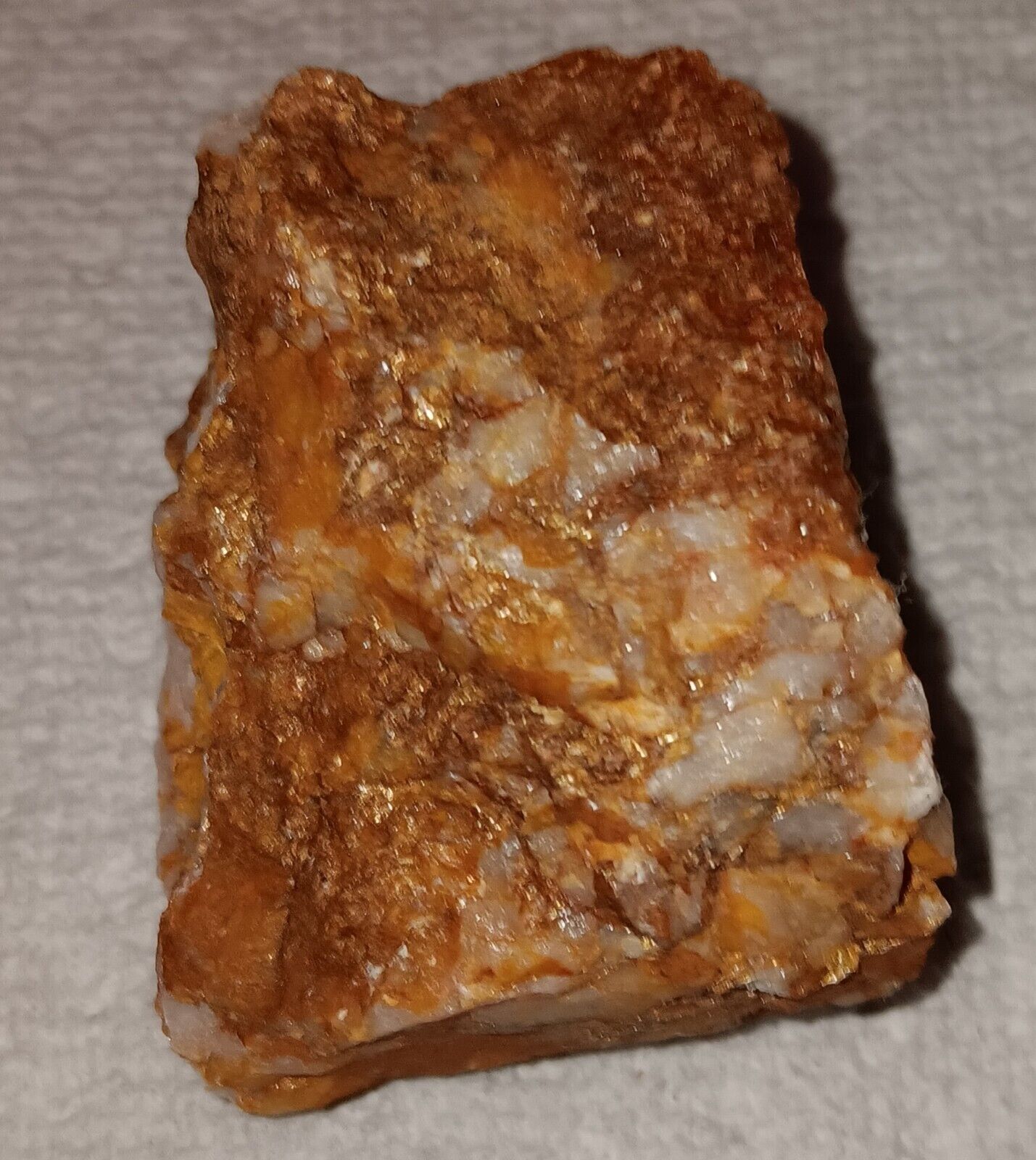 Gold In Quartz Ore From Southern California