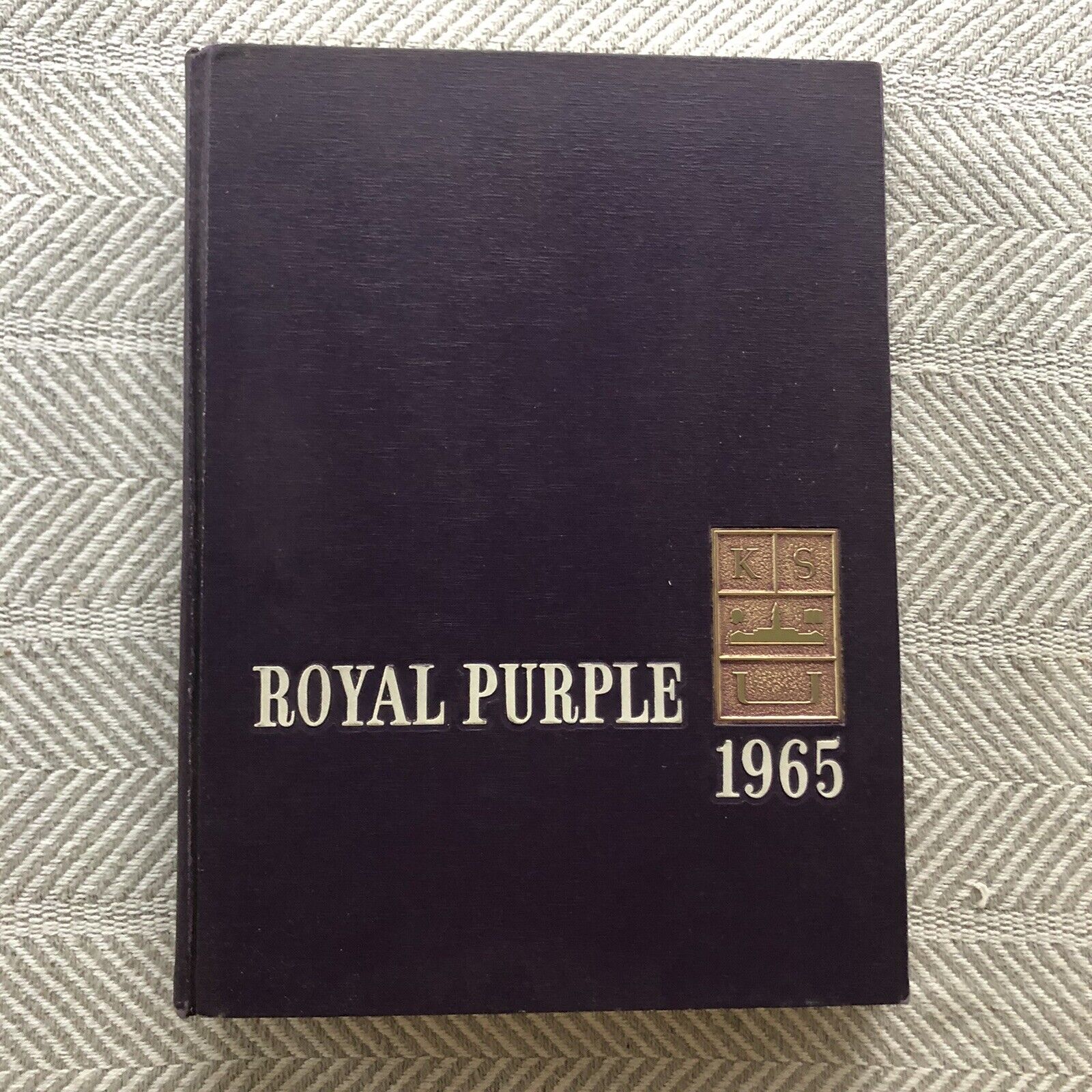 Kansas State University Yearbook 1965 Royal Purple Vintage Original Hardback