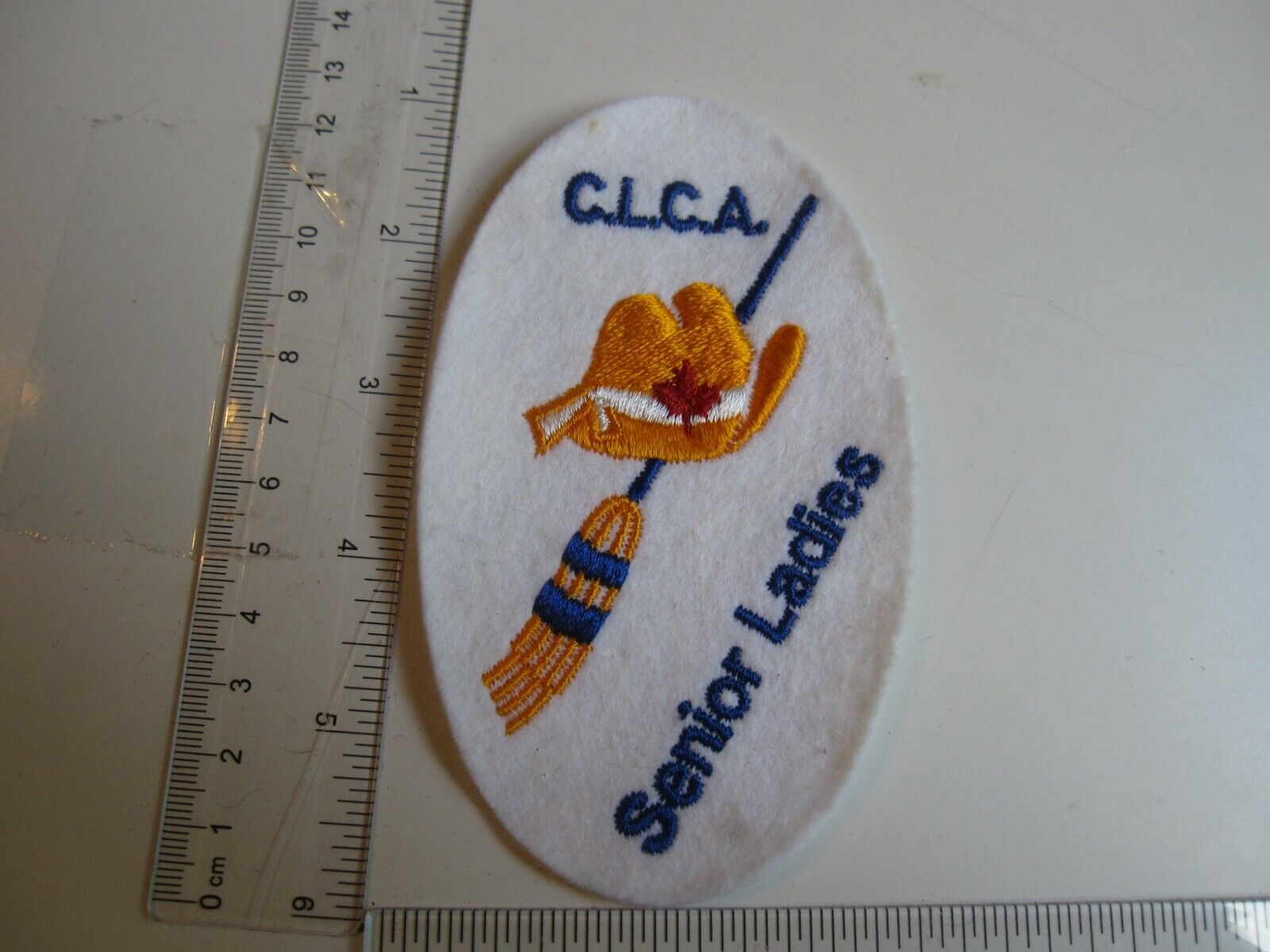 Vintage C.L.C.A. Canadian Ladies Curling Association Senior Ladies Patch BIS