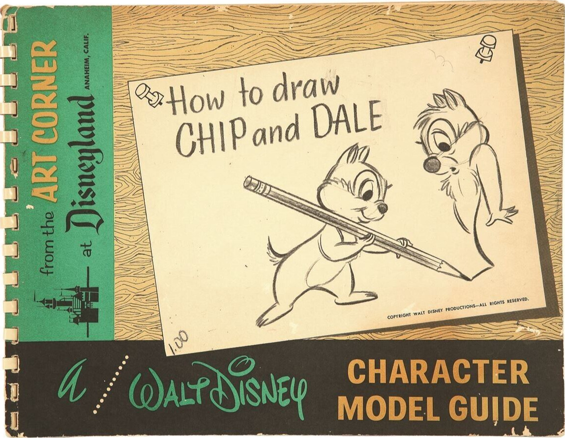 Disneyland Art Corner How to Draw Chip and Dale COPY