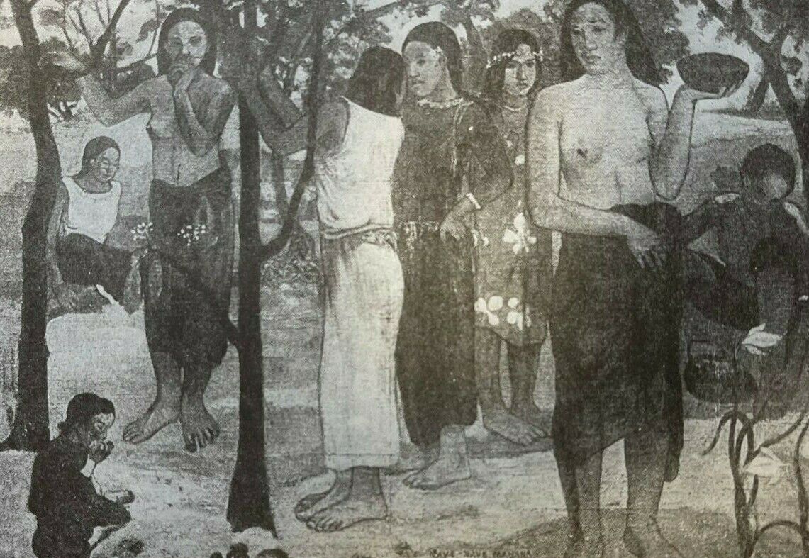 1920 Artist Paul Gauguin in the South Seas