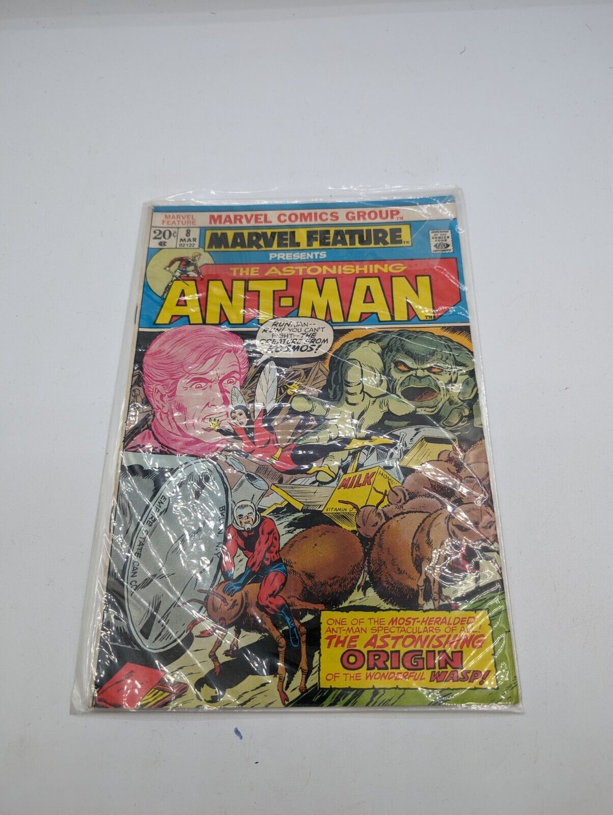 Marvel Feature presents the Astonishing Ant-Man #8 1973 Wasp Appearance