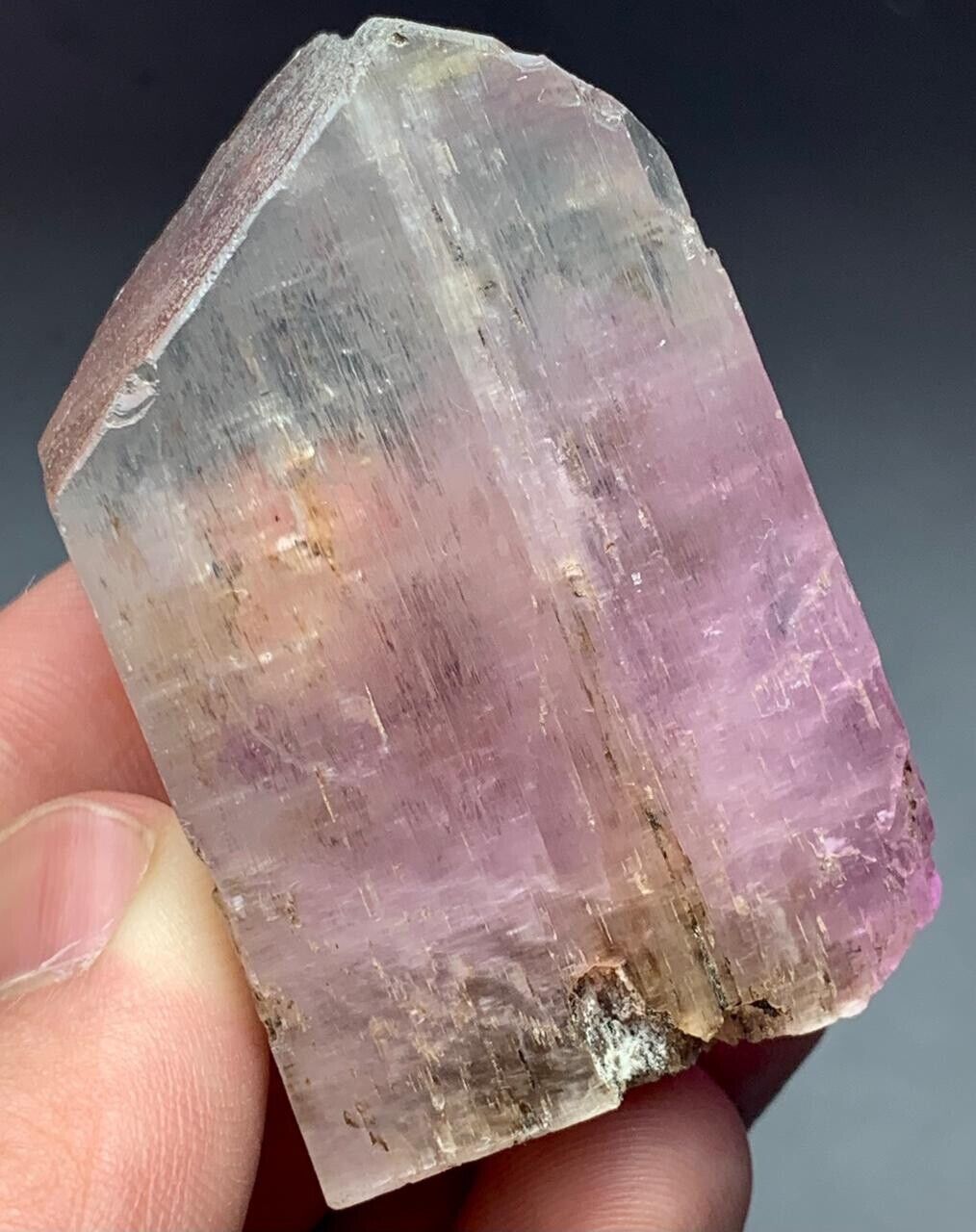 473 Carat Natural Pink Kunzite Crystal From Afghanistan