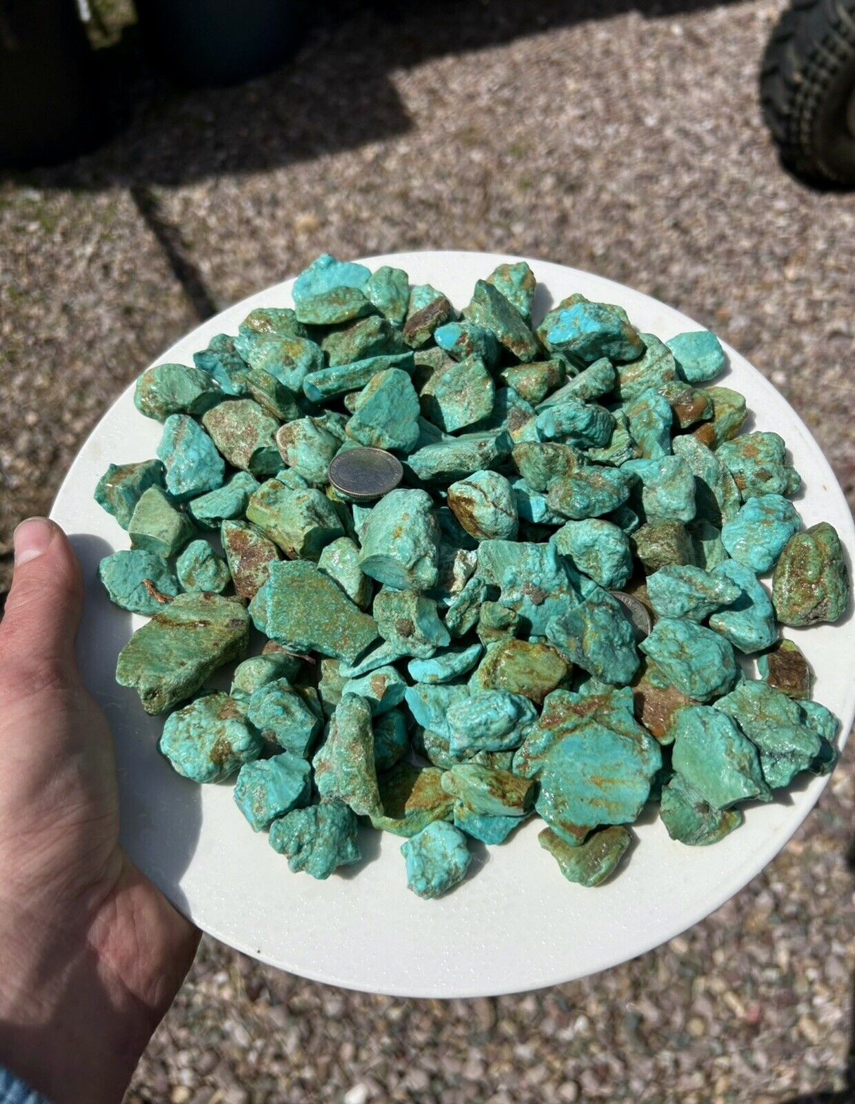 Turquoise Mountain Classic Light Blue - Sky Blue Nugs. 9 LBS. Awesome value