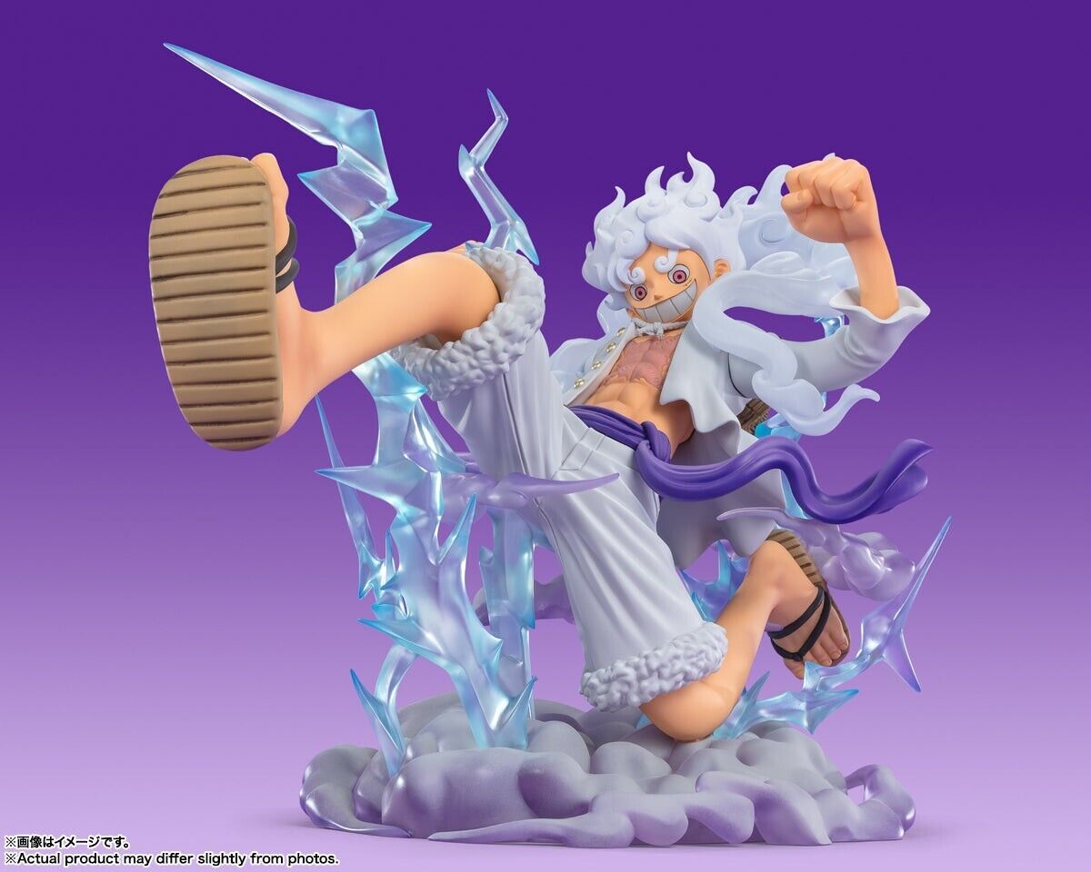 Figuarts Zero Extra Battle One Piece Monkey D. Luffy Gear 5 Statue USA in Stock