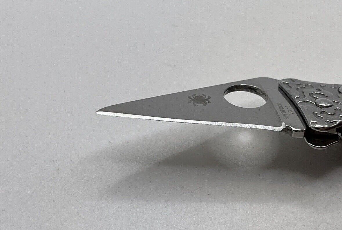 Spyderco Plain Edge Folding pocket Knife limited