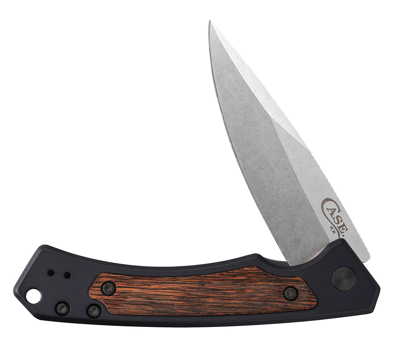 Case xx Knife Marilla 25899 Walnut Black Aluminum S35VN Pocket Knives