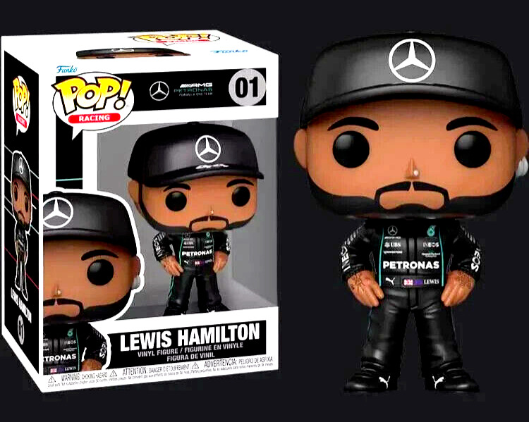 Funko Pop Racing F1 Lewis Hamilton #01 AMG Mercedes Benz Team