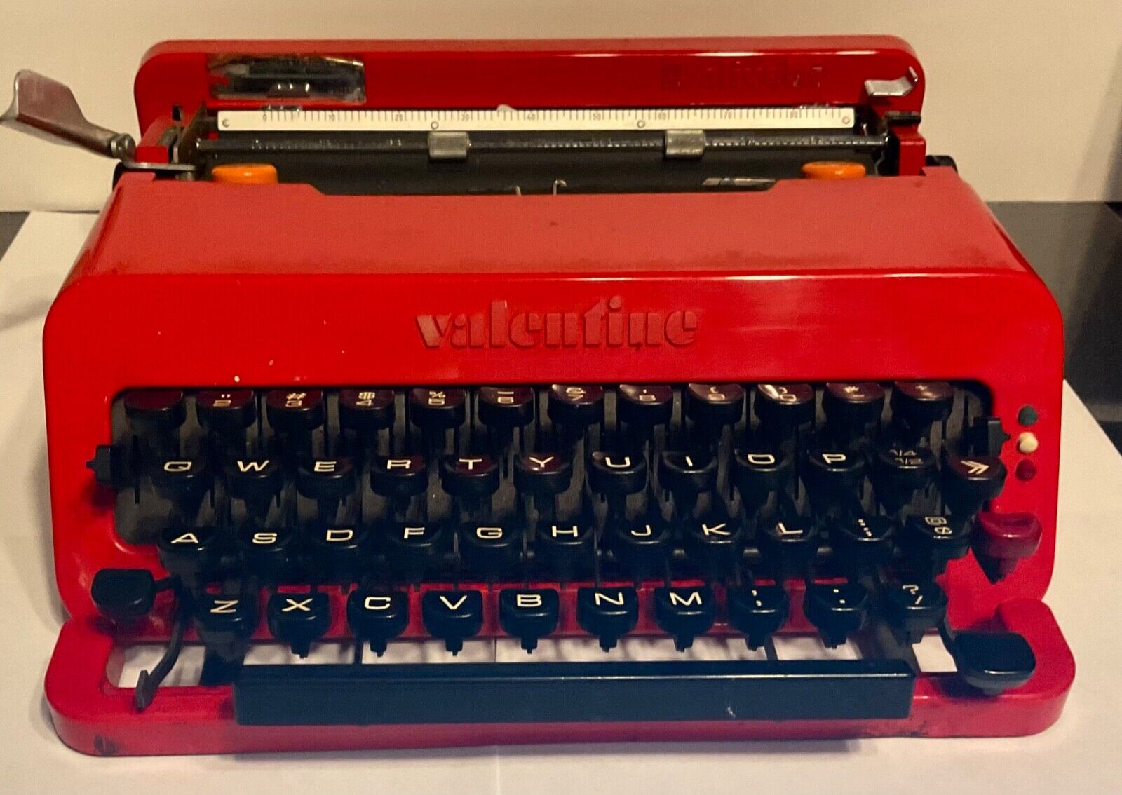 Vintage Olivetti VALENTINE Typewriter  Red 1969 Portable Manual Typewriter