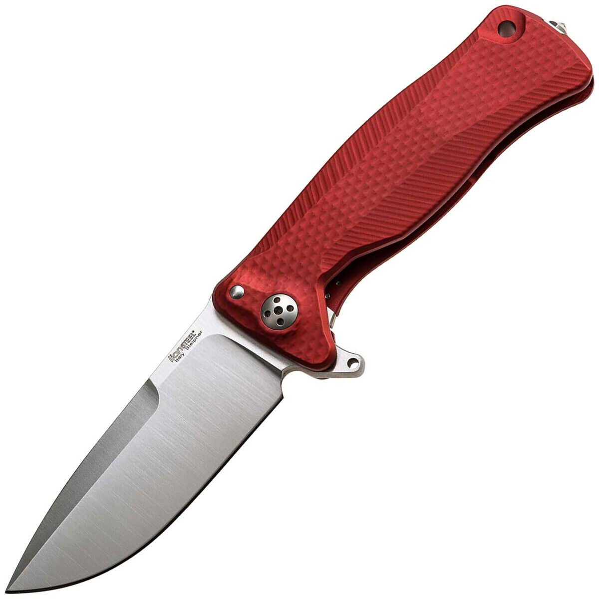 LionSteel SR11A Aluminum Red / Satin Blade (SR11A RS)