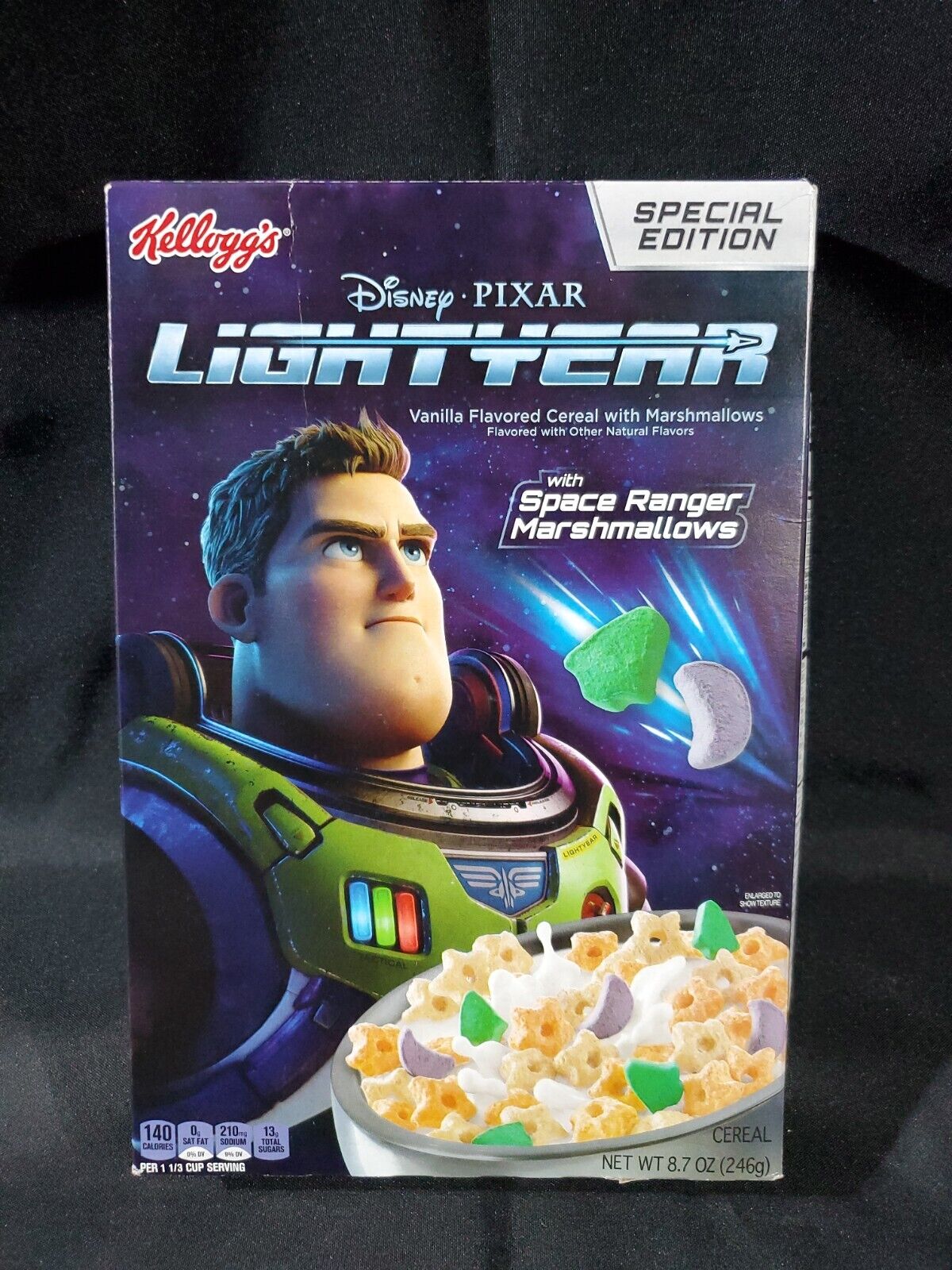Kellogg\'s Buzz Lightyear Cereal Disney Pixar Toy Story Collectible 8.7oz