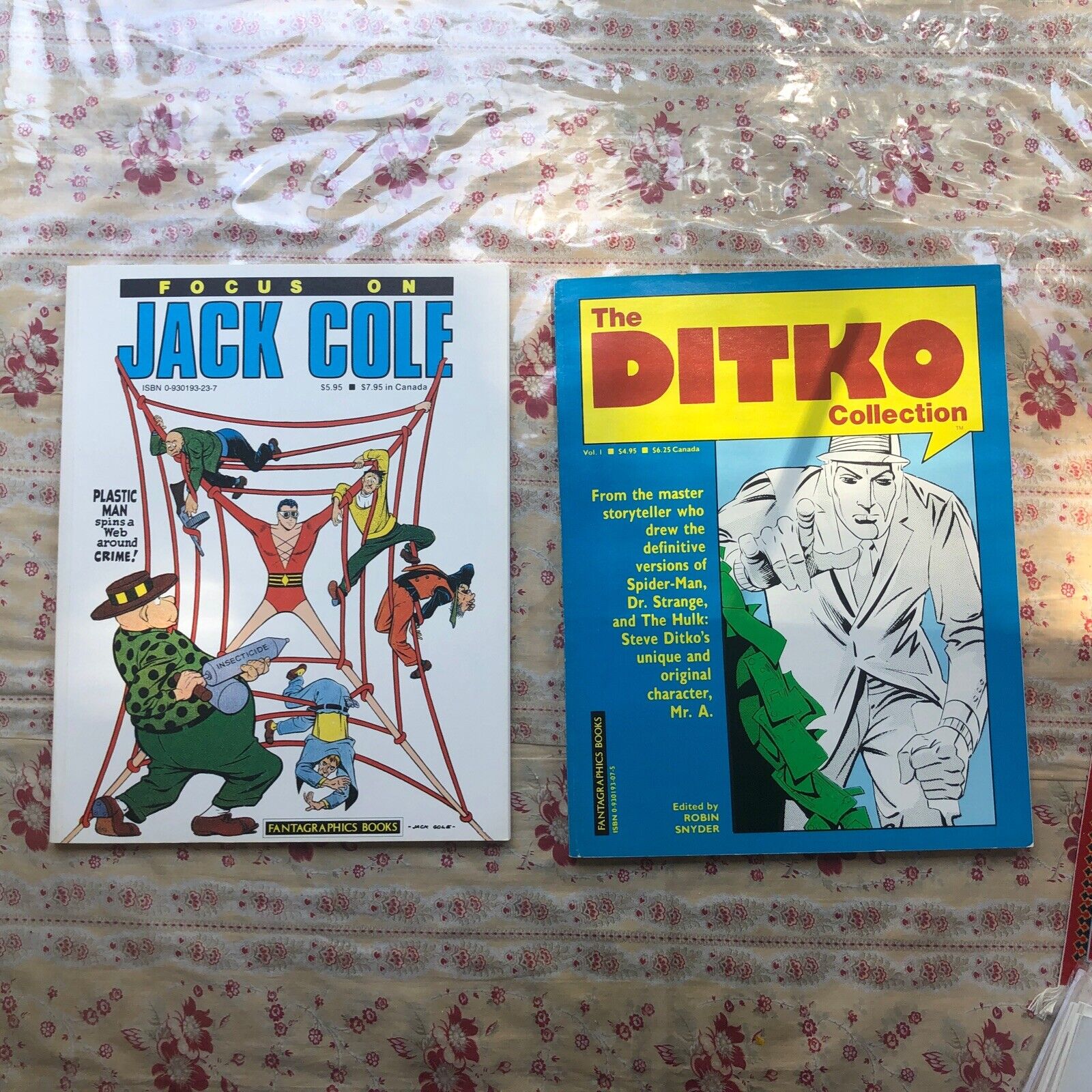 Steve Ditko Collection + Focus On Jack Cole TPB Rare Fantagraphics Collections