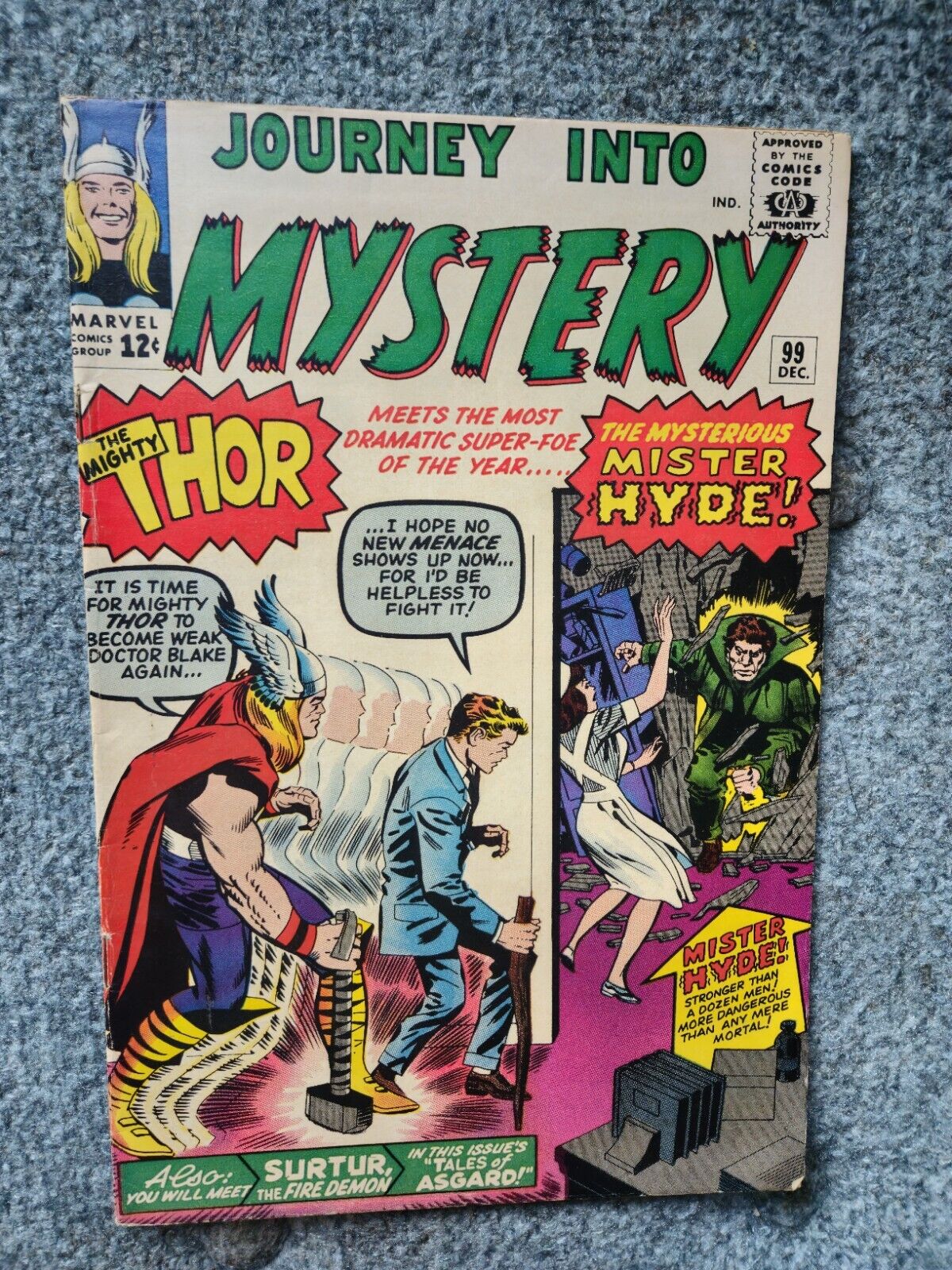 Journey Into Mystery #99 Marvel 1963
