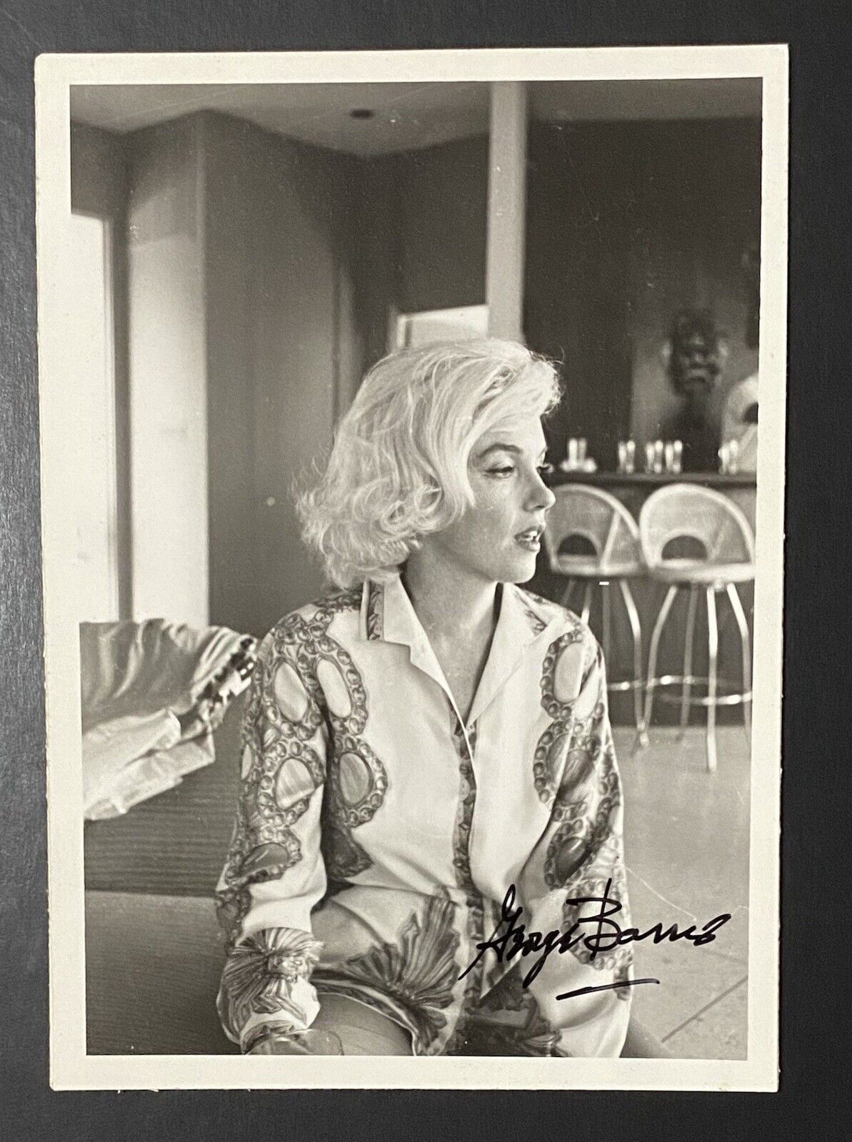 1962 Marilyn Monroe Original Photo George Barris Signed Stamped Pucci