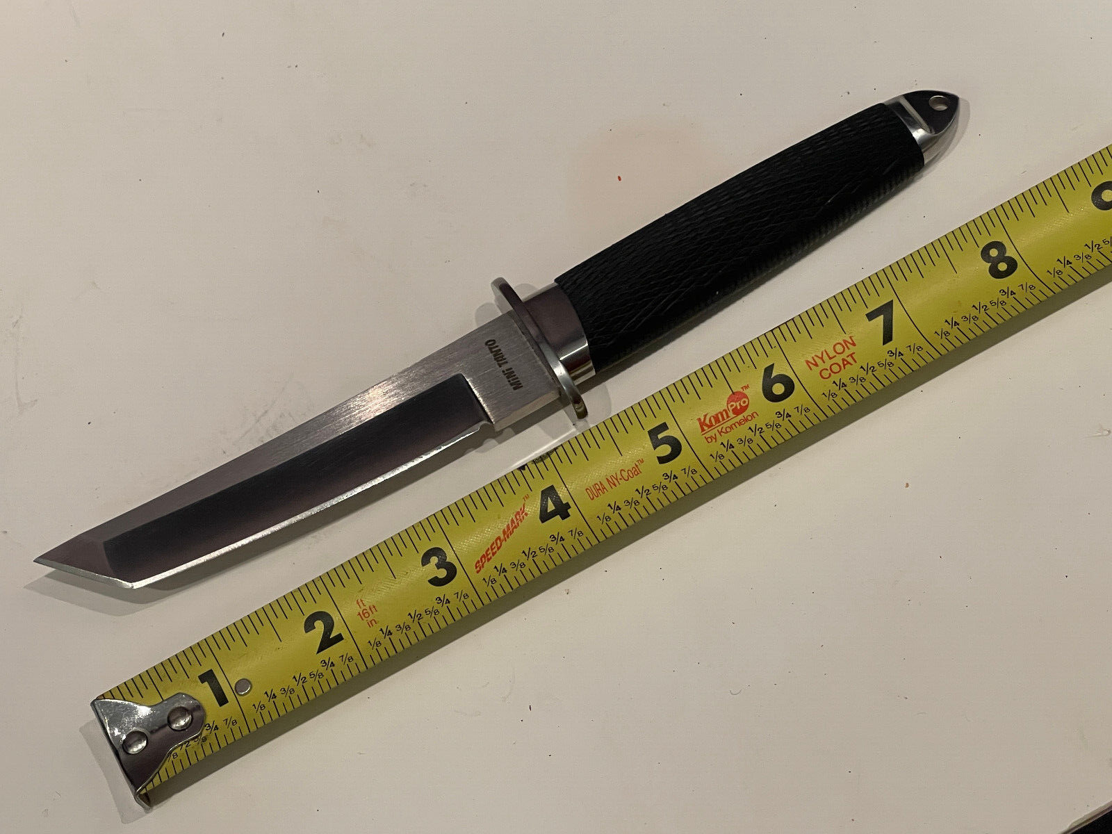 Vintage 1980s Cold Steel Emperor Mini Tanto Hattori Seki Japan Fixed Blade Knife