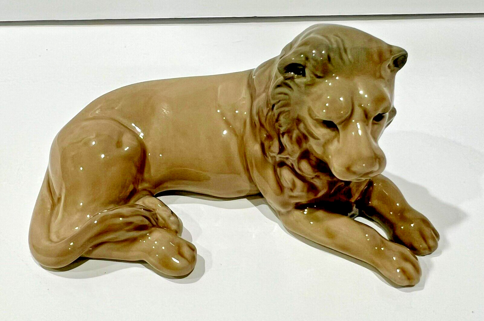 Vintage & Very Rare Lladro Lion Figurine #5436 Designed 87 Retired 89