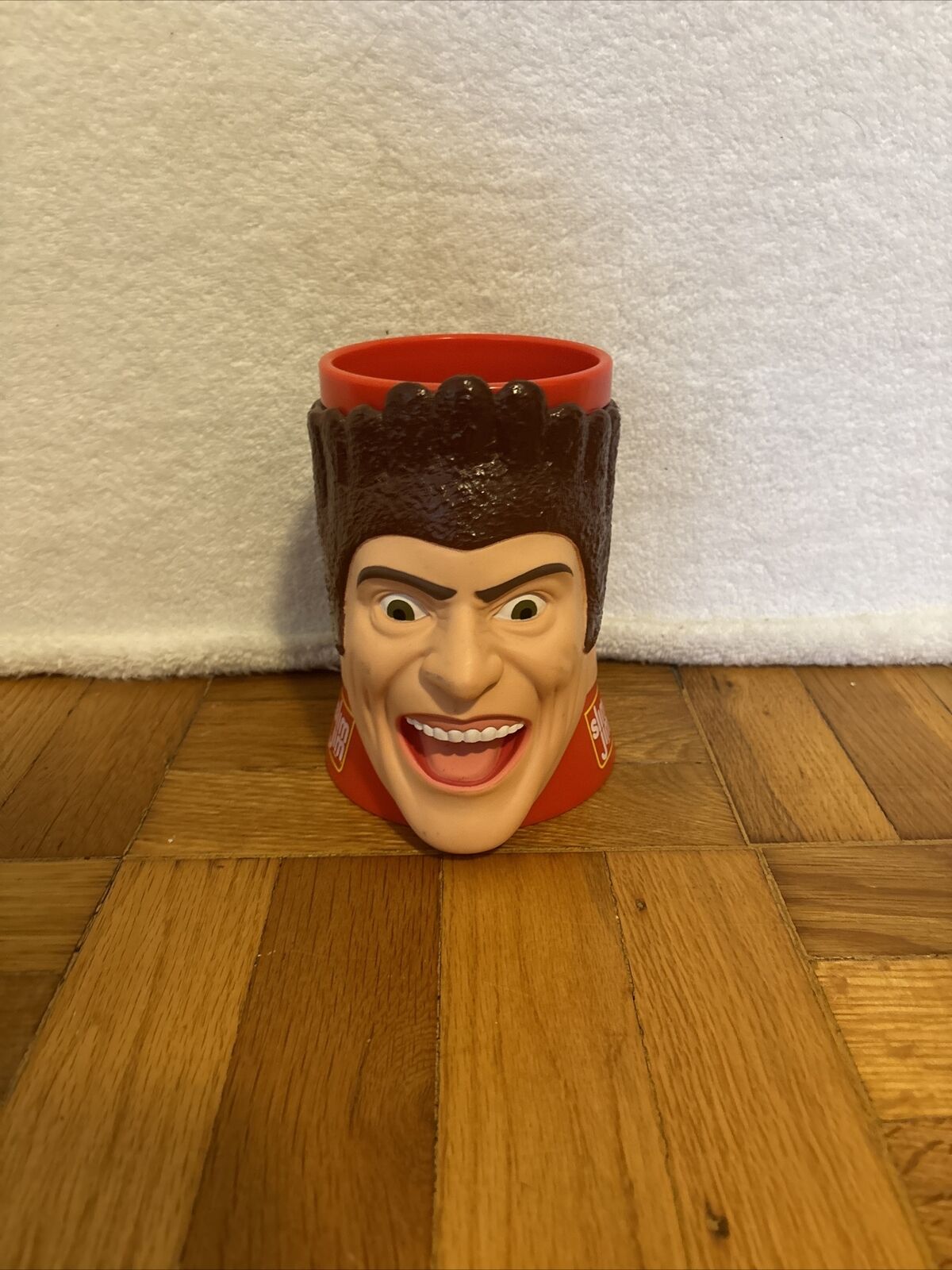 Slim Jim Guy Head Face Promotional Beef Jerky Stick Display Mug Cup 
