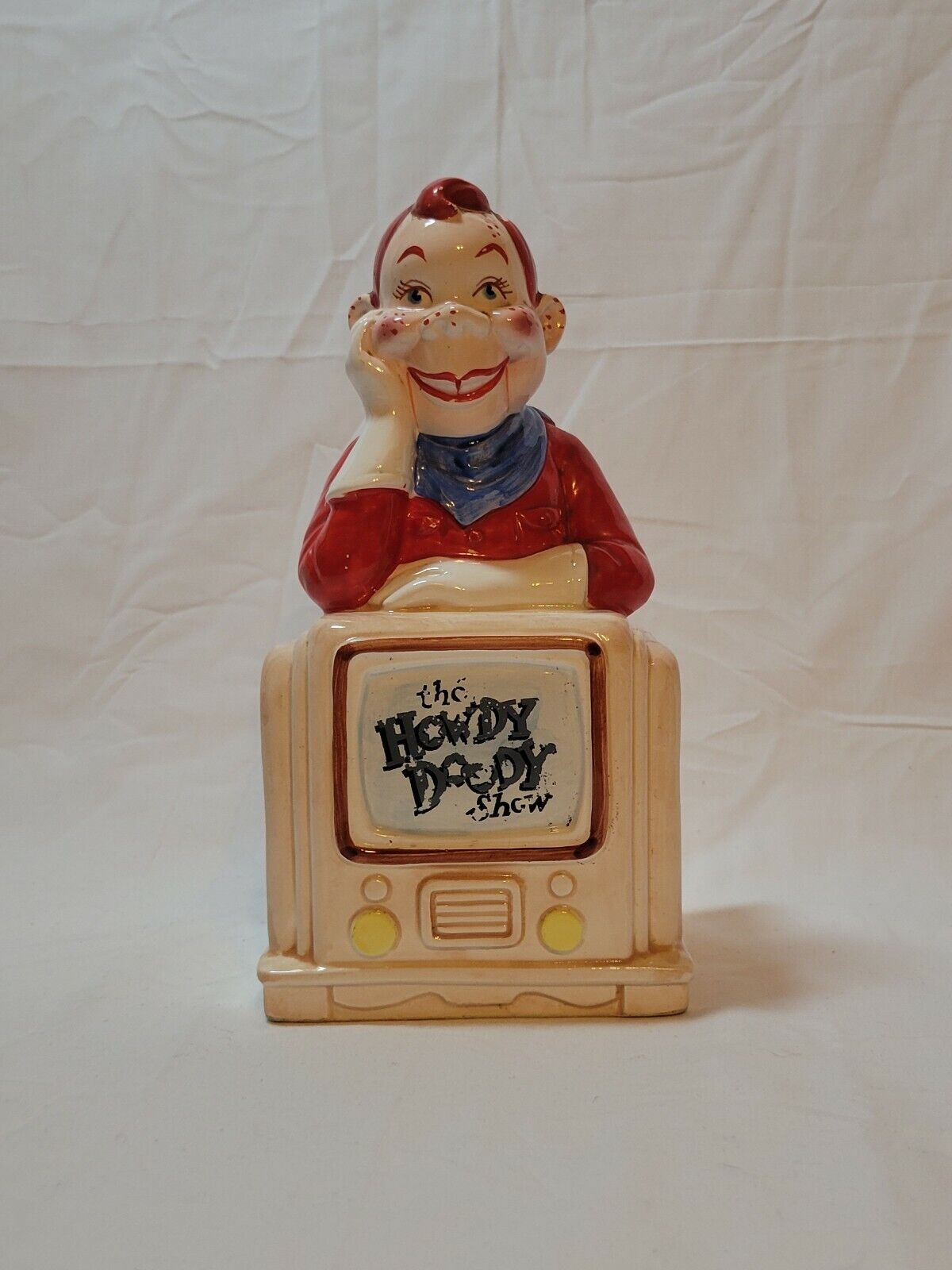 THE HOWDY DOODY SHOW Vandor 1980\'s King Features Character Bank, Used(With Plug)