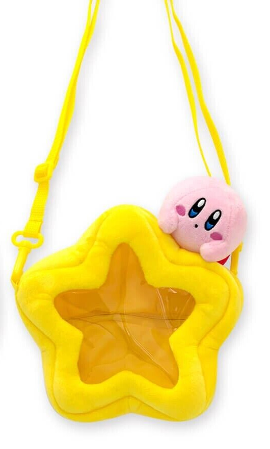 Kirby of the Stars Shoulder bag with window H17cm x W17cm x D5cm 2024 NEW JAPAN