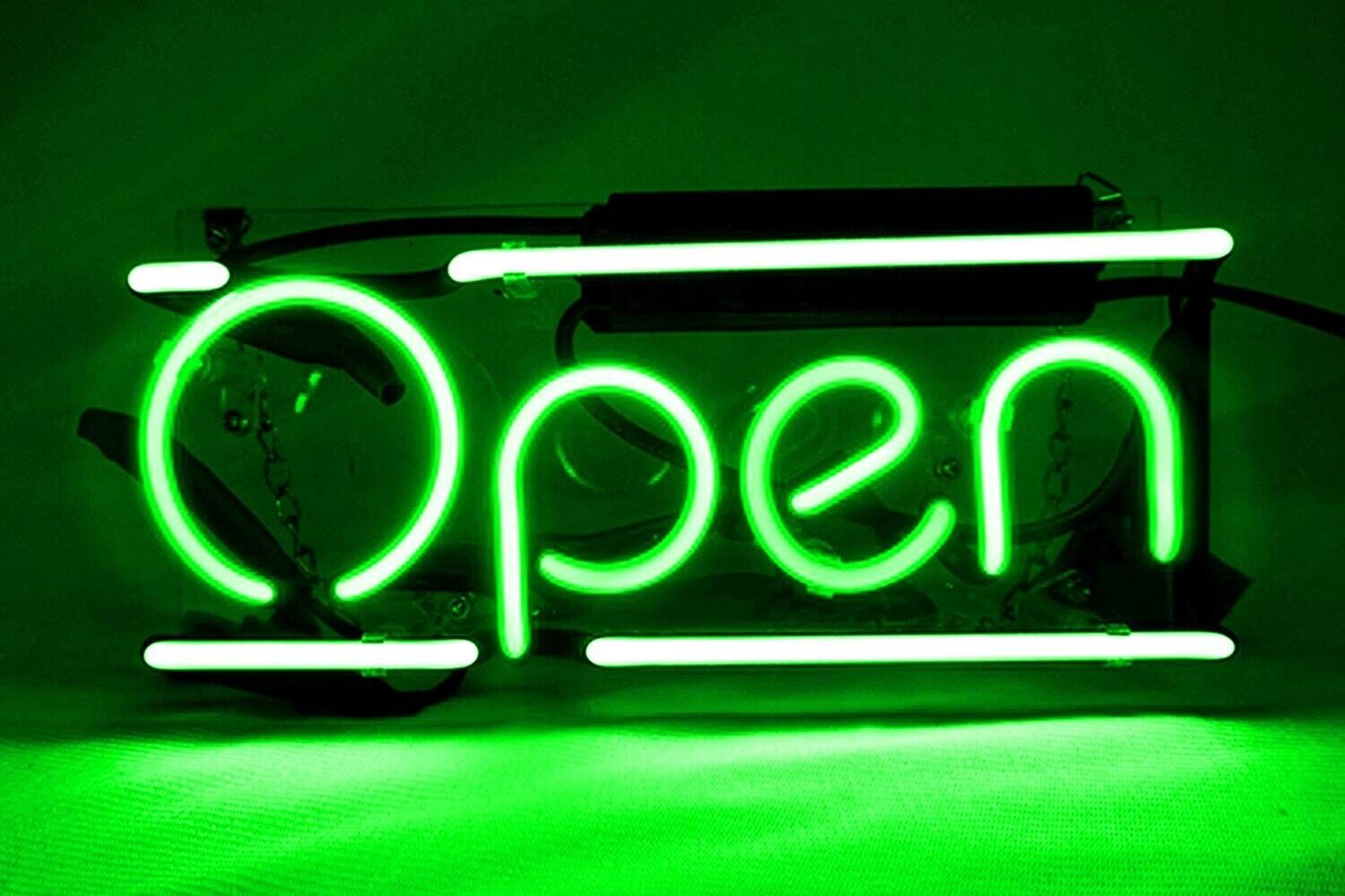 Open Green Frame White 20\